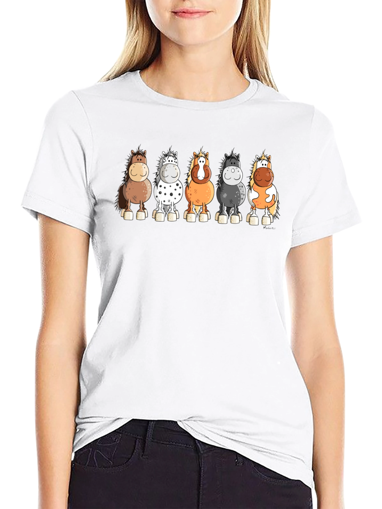 Cartoon Horse T-Shirt