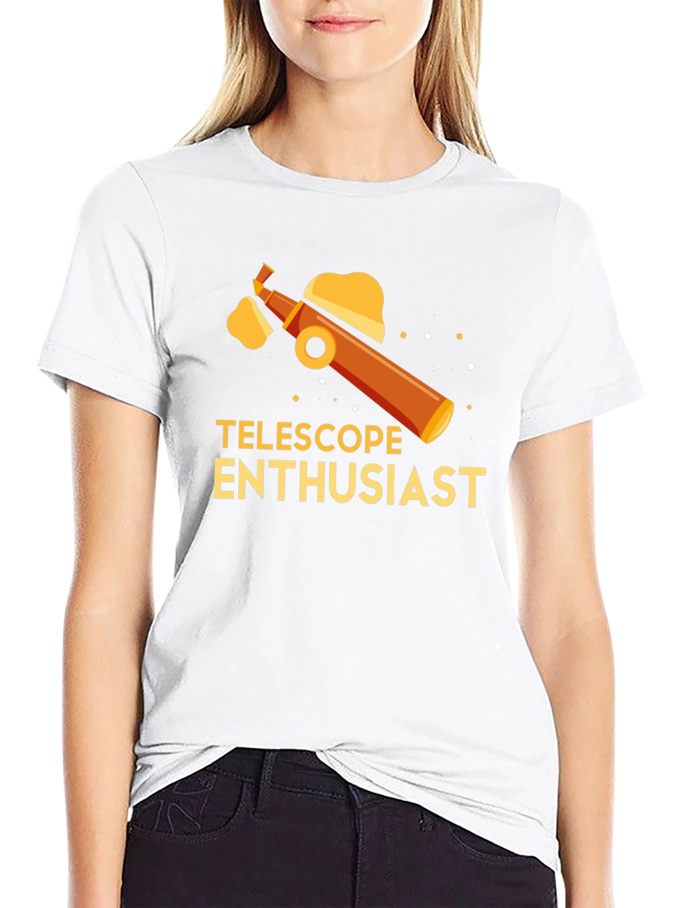 Telescope Enthusiast Graphic Tee - Astronomy Lovers Shirt