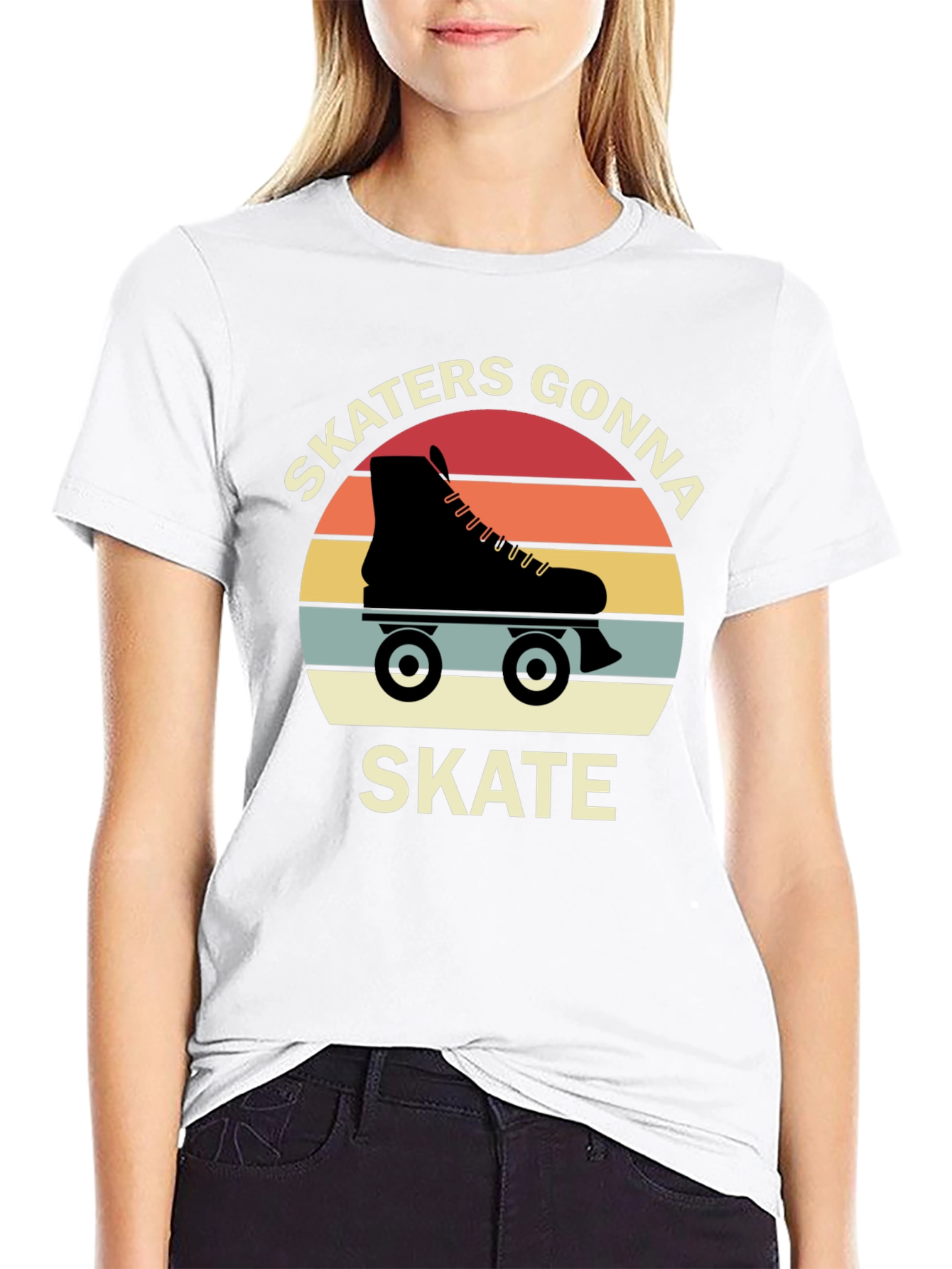 Skaters Gonna Skate Retro T-Shirt