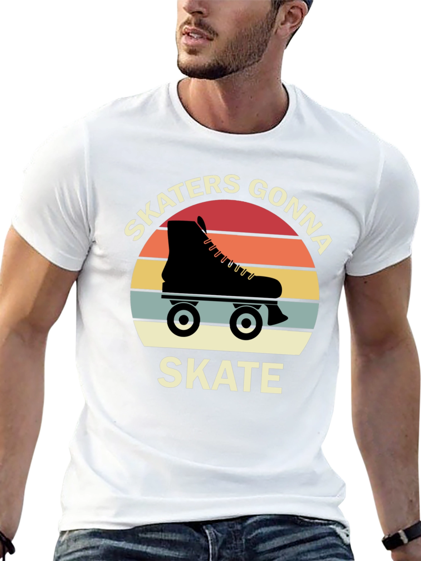 Skaters Gonna Skate Retro T-Shirt