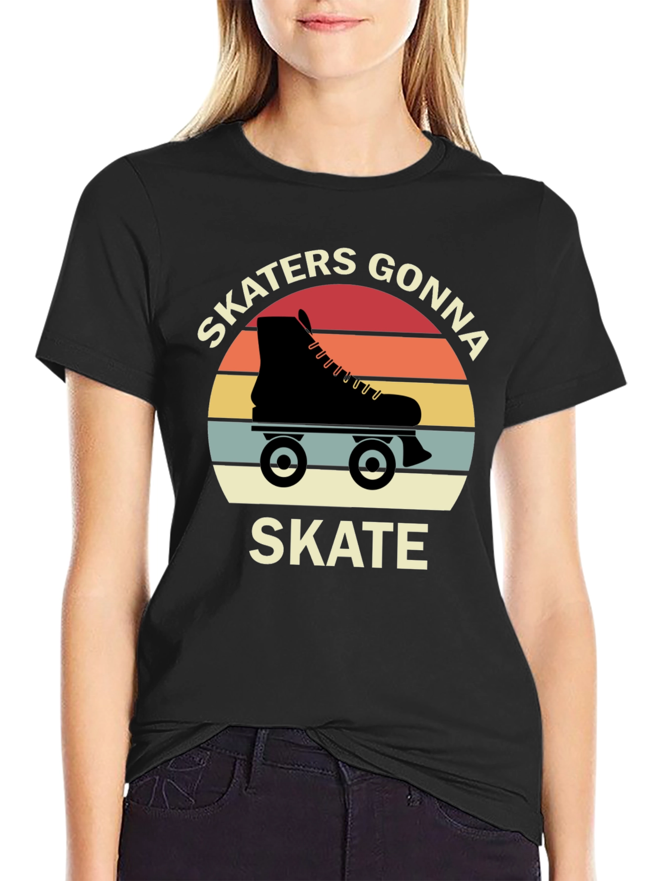 Skaters Gonna Skate Retro T-Shirt