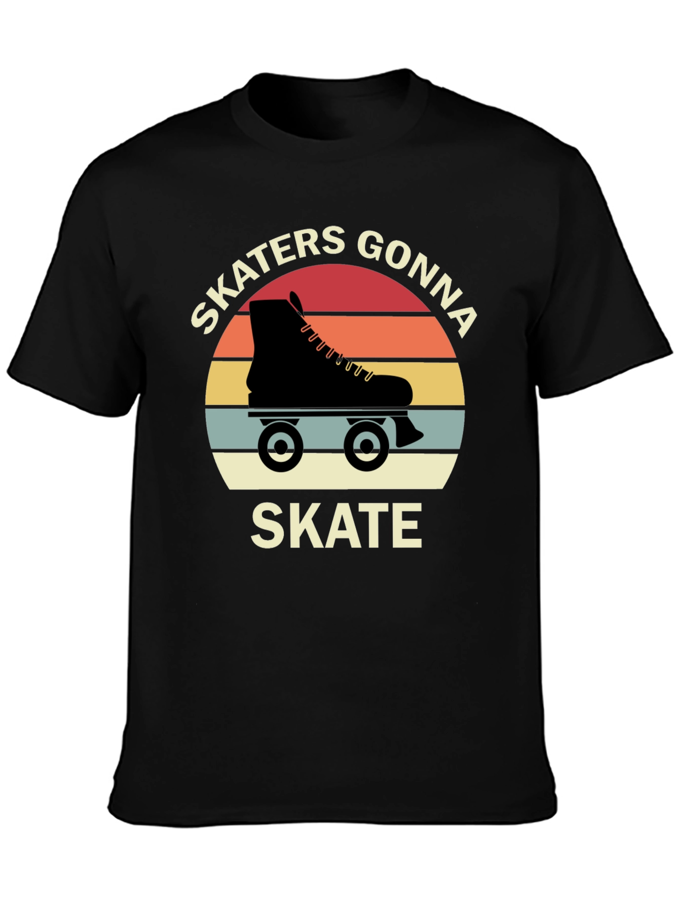 Skaters Gonna Skate Retro T-Shirt