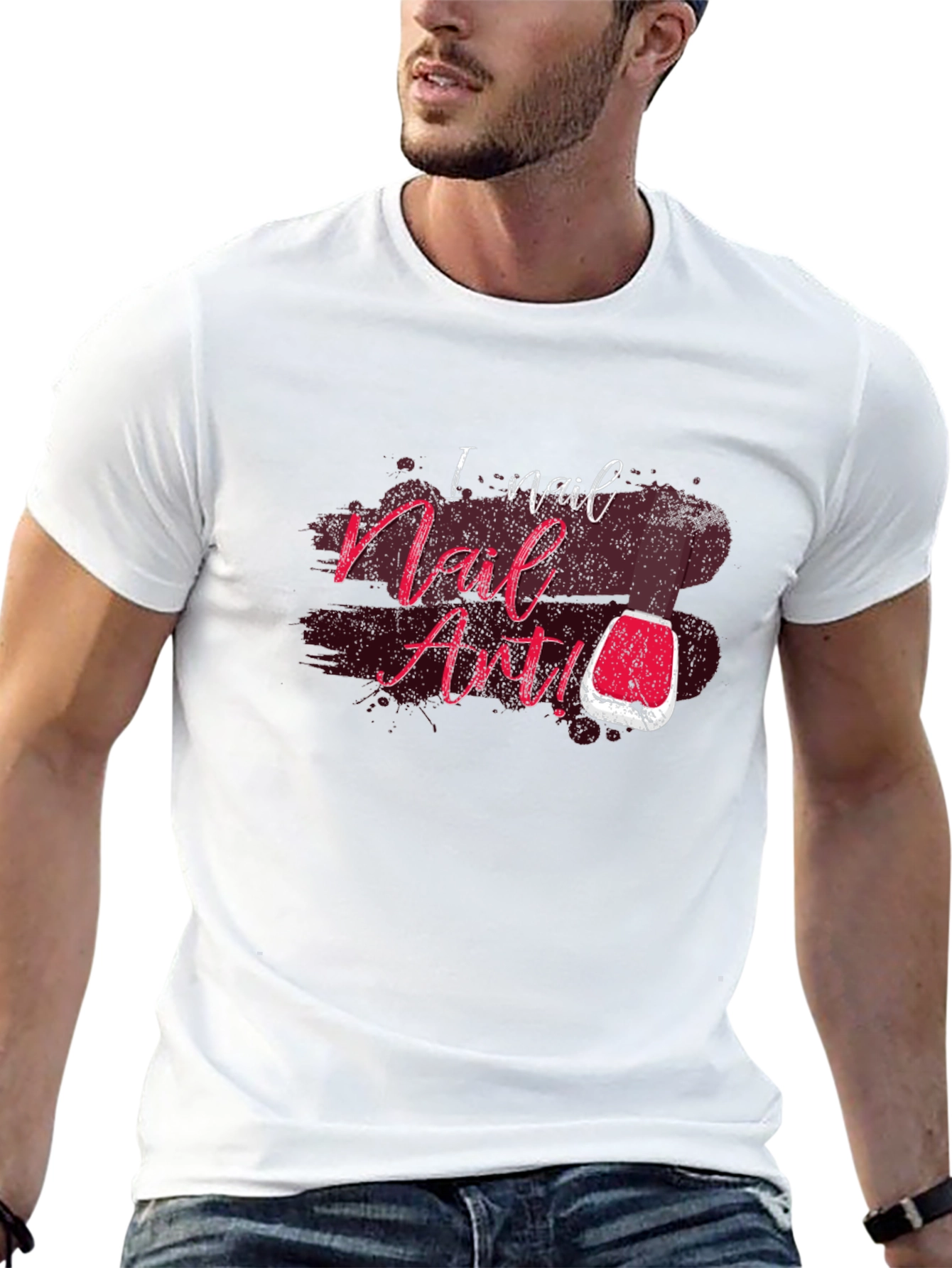 I Nail Nail Art! Black Graphic Tee