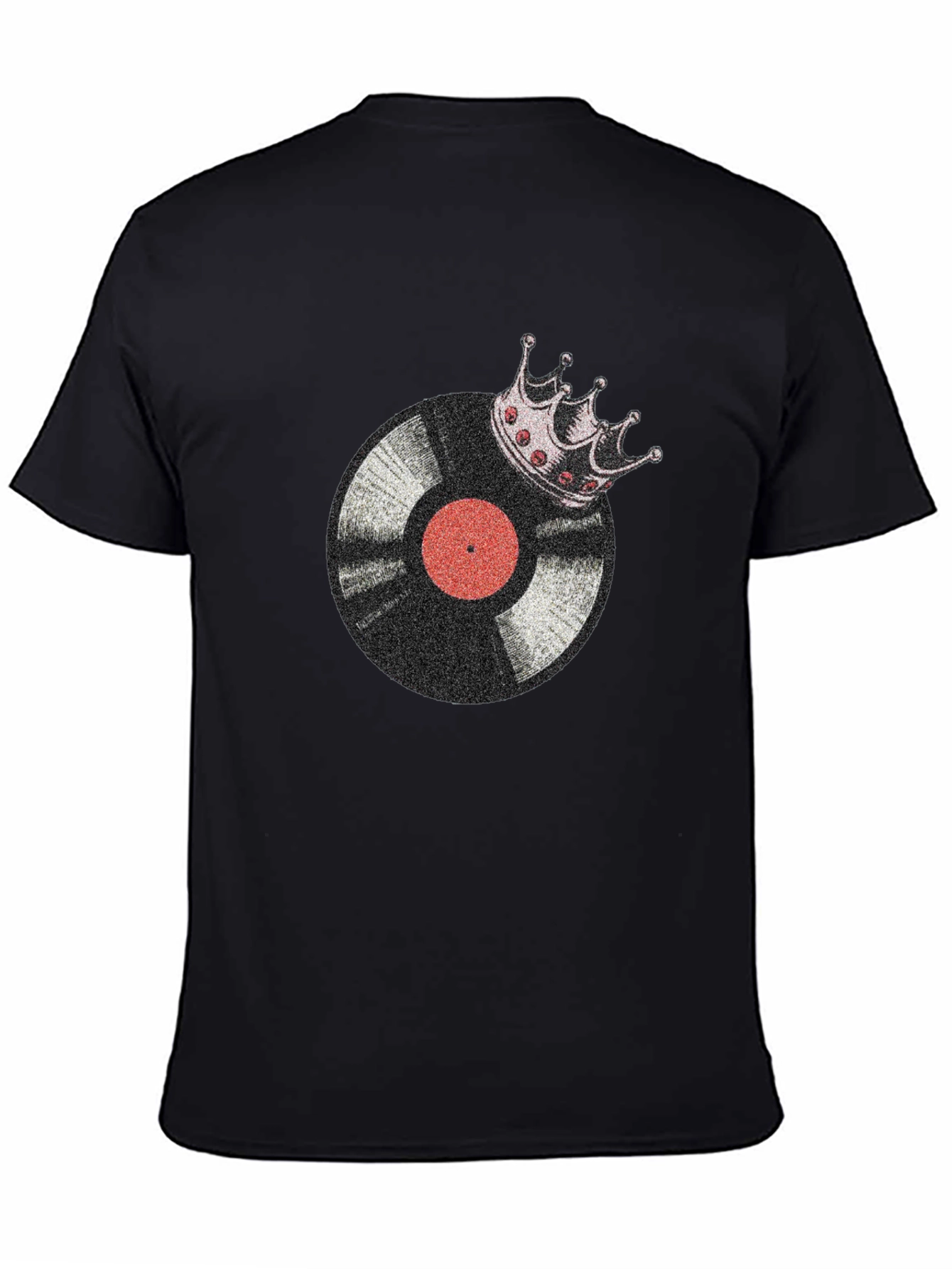 Vinyl King Mens Black Graphic Tee
