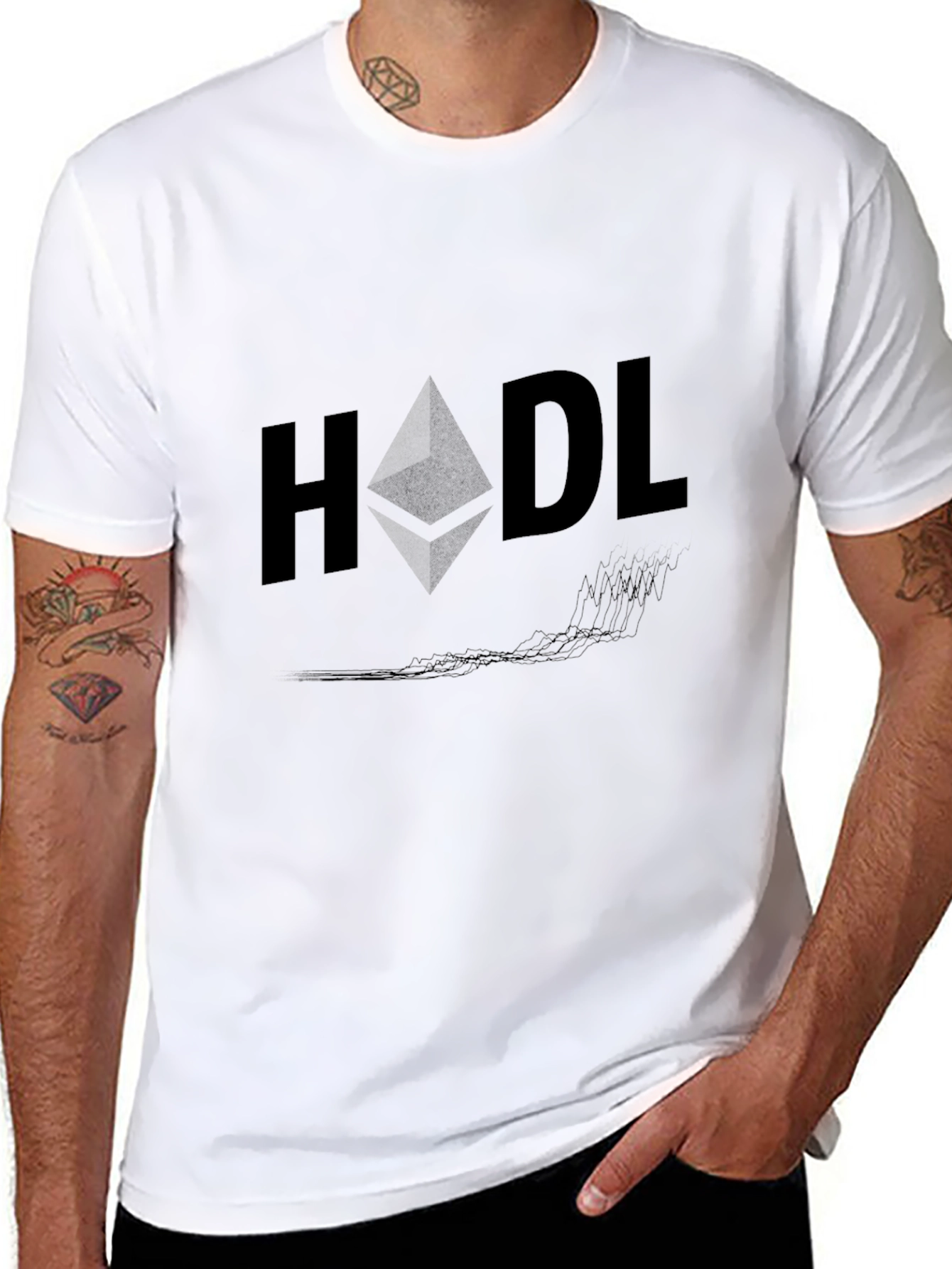 HODL Crypto Black T-Shirt