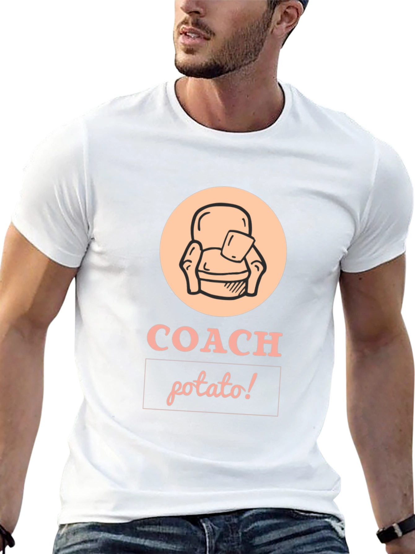 Coach Potato Graphic T-Shirt - Comfort & Style