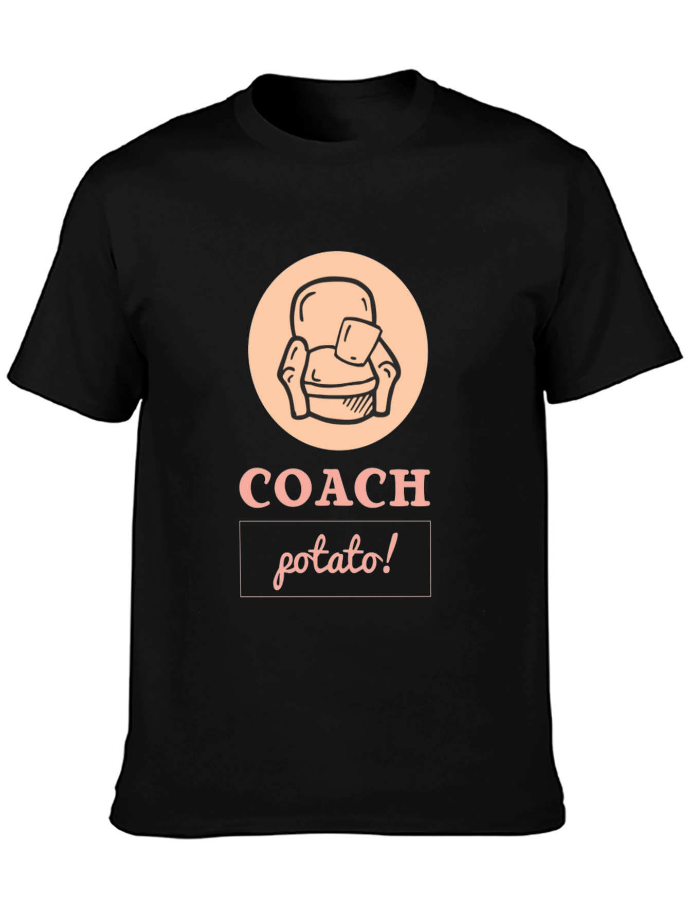 Coach Potato Graphic T-Shirt - Comfort & Style