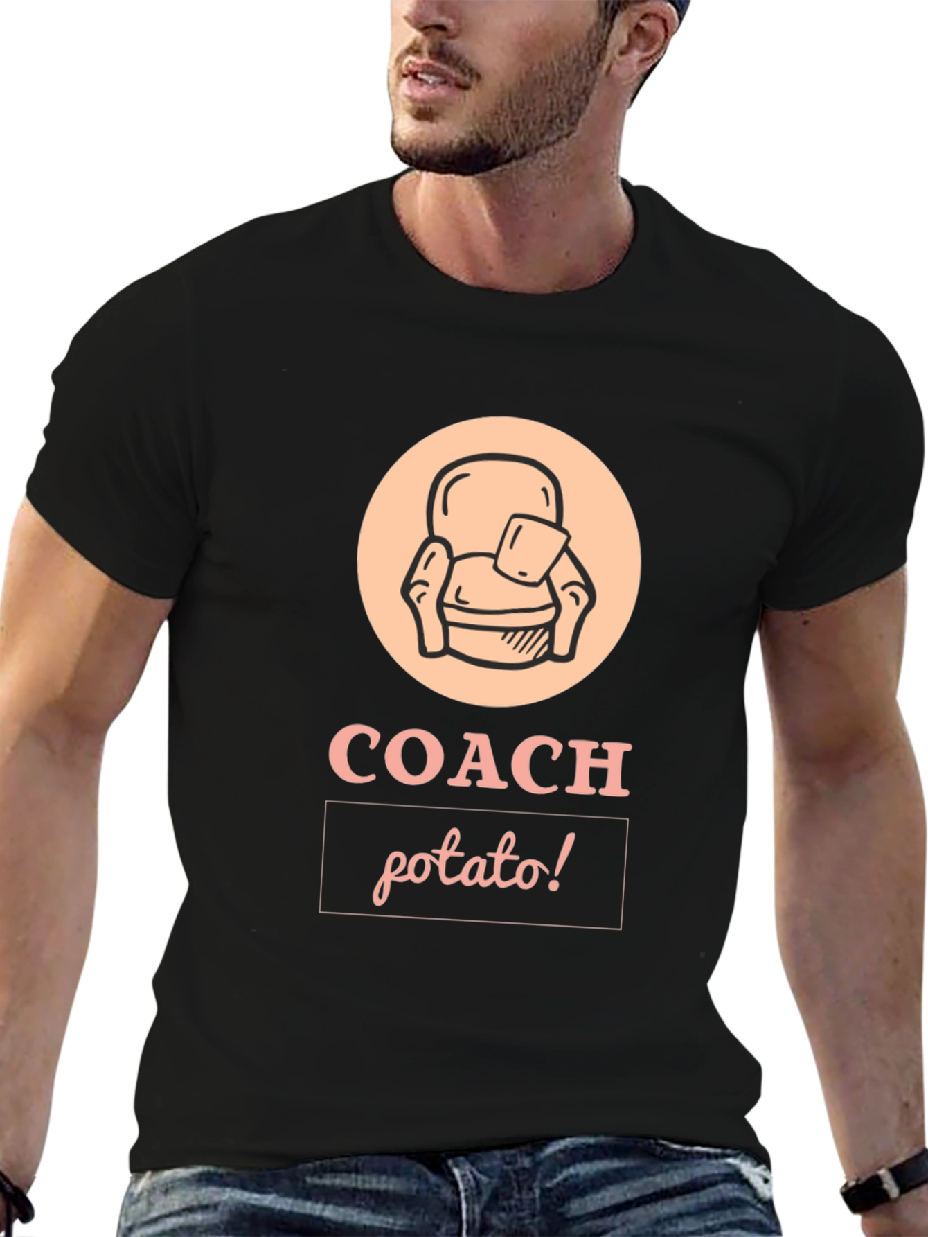 Coach Potato Graphic T-Shirt - Comfort & Style