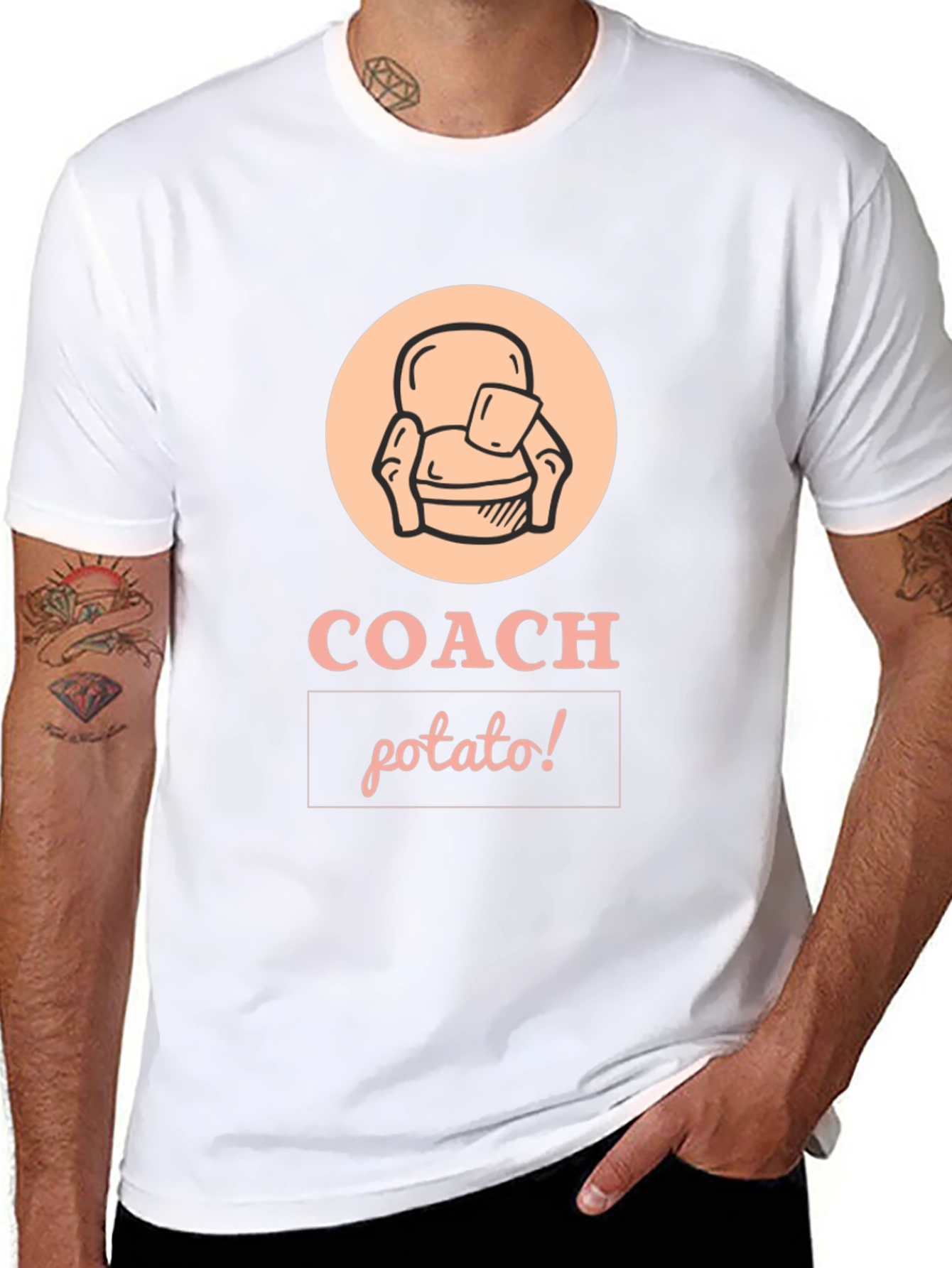 Coach Potato Graphic T-Shirt - Comfort & Style