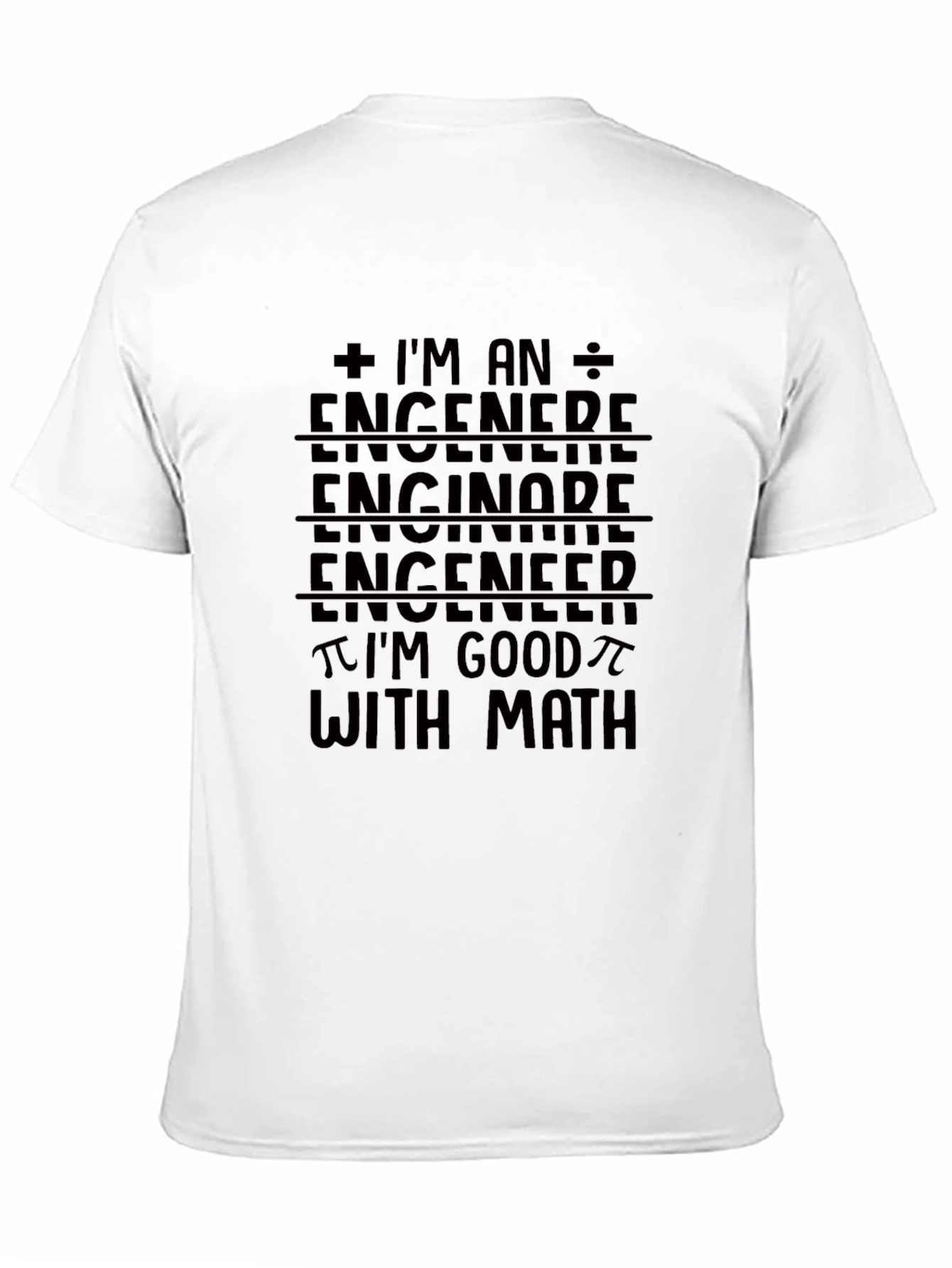 Engineer Math Black T-Shirt