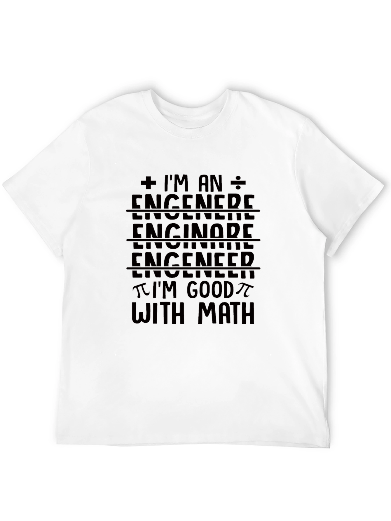 Engineer Math Black T-Shirt