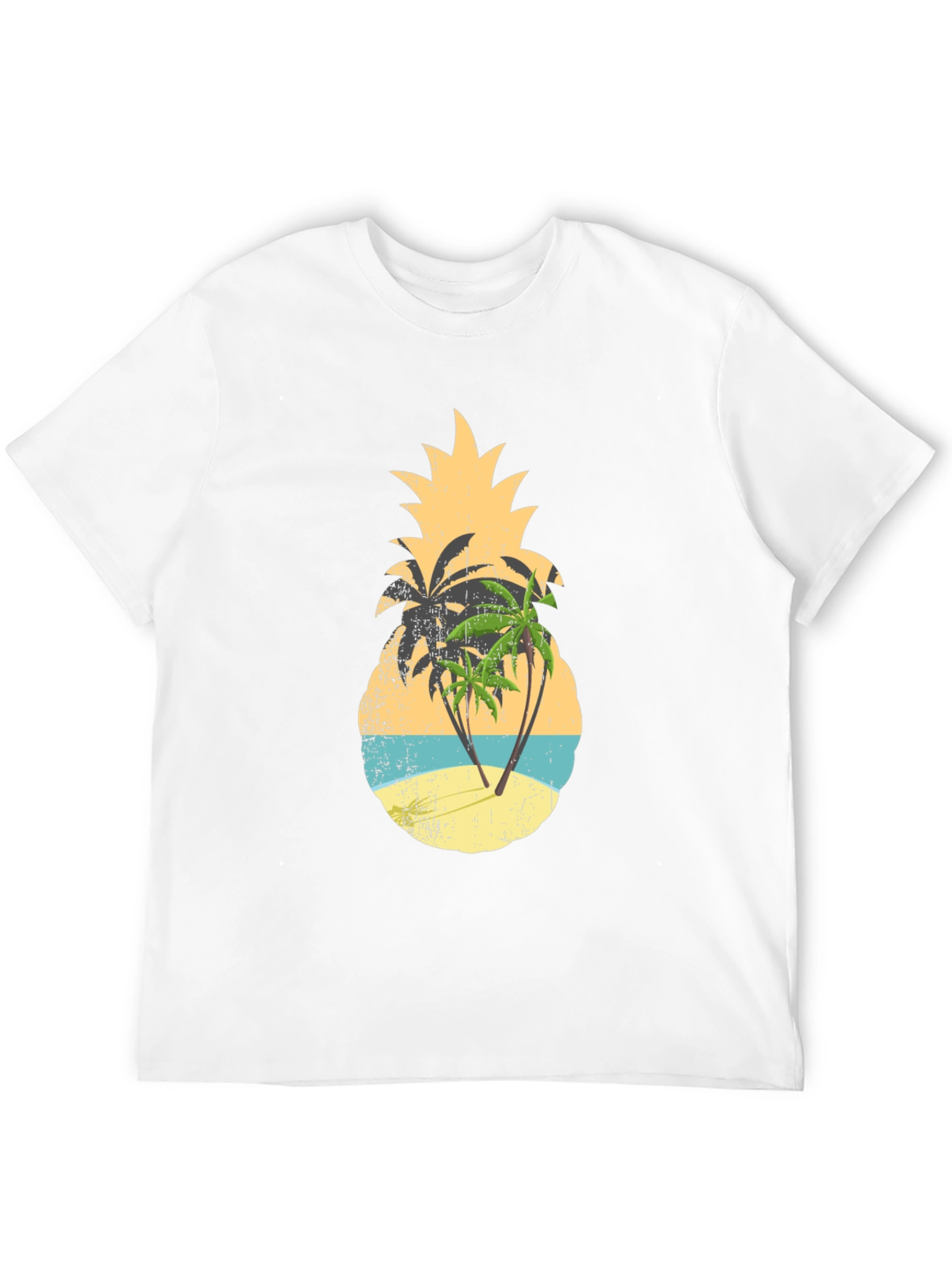 Pineapple Palm Tree Graphic Tee