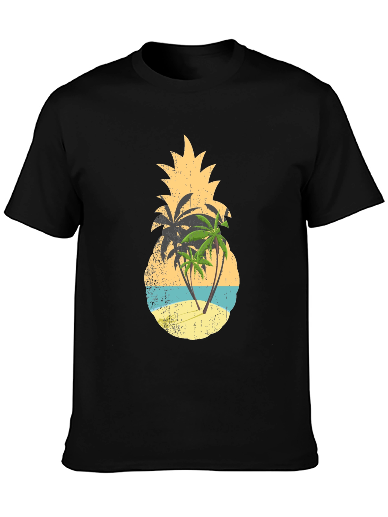 Pineapple Palm Tree Graphic Tee