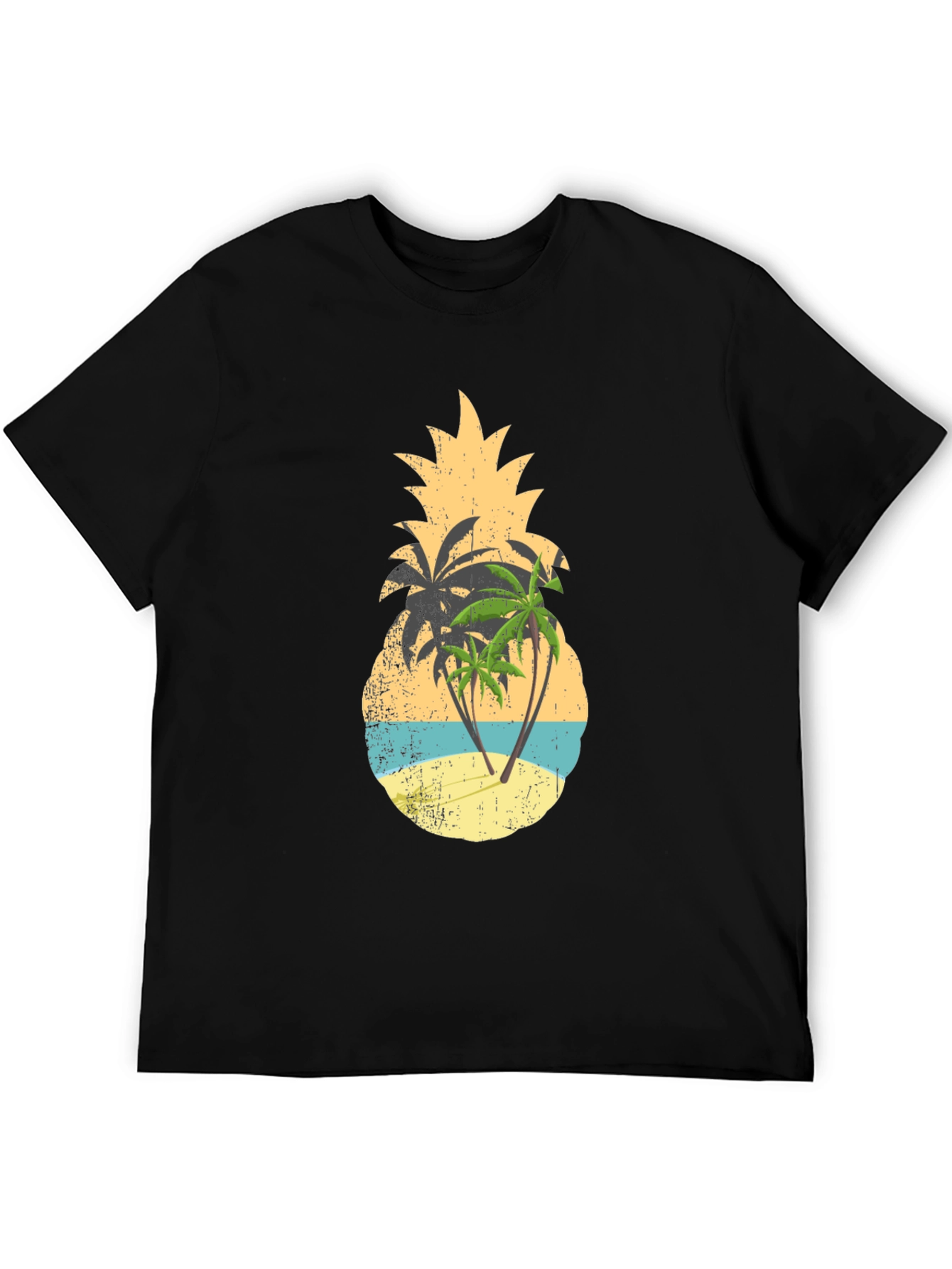 Pineapple Palm Tree Graphic Tee