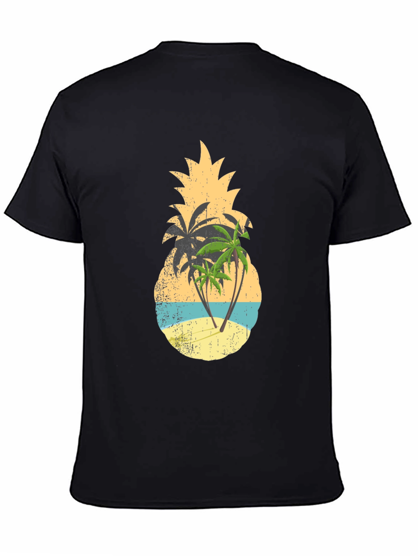 Pineapple Palm Tree Graphic Tee