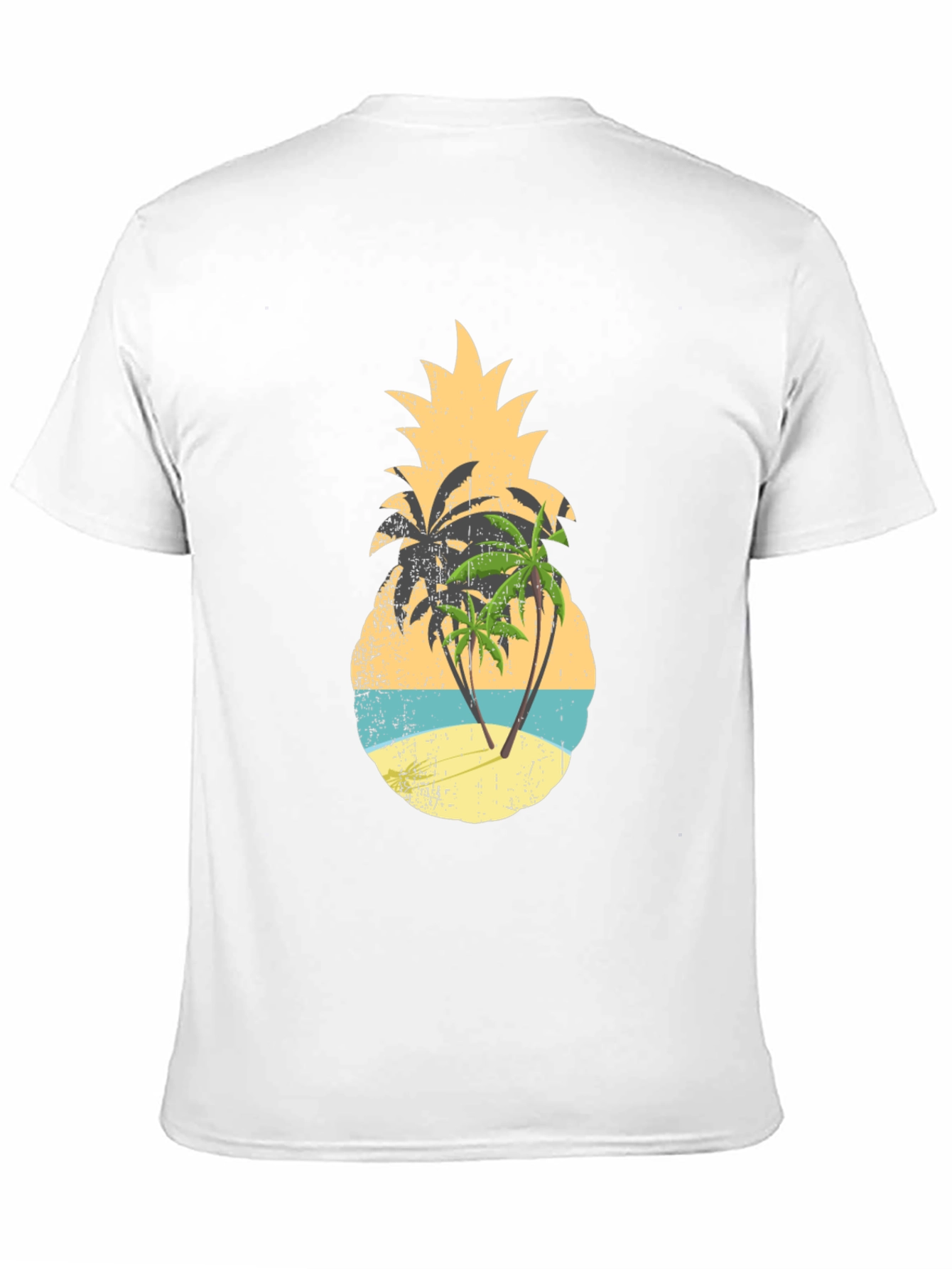 Pineapple Palm Tree Graphic Tee