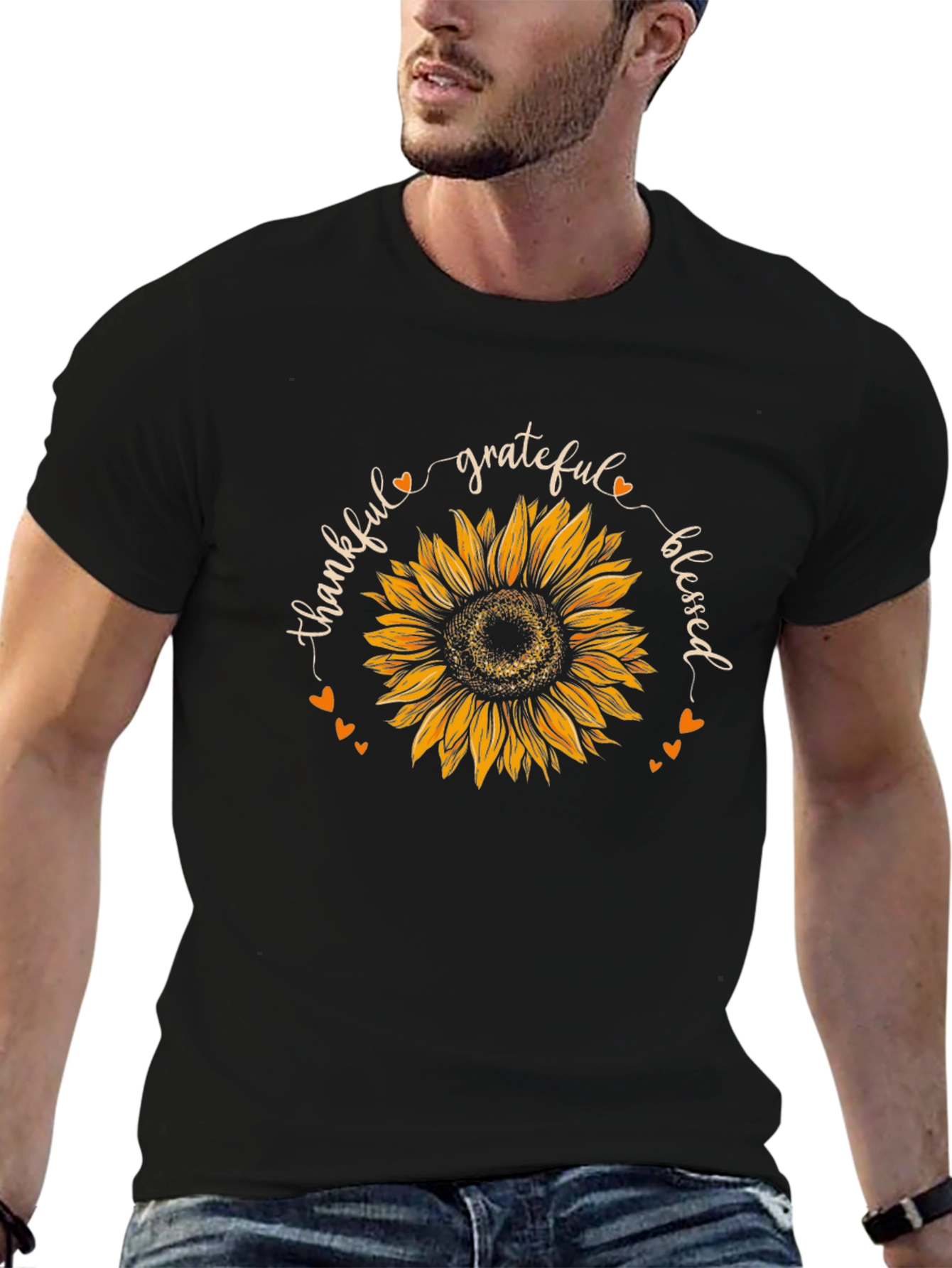 Thankful Sunflower Graphic Tee