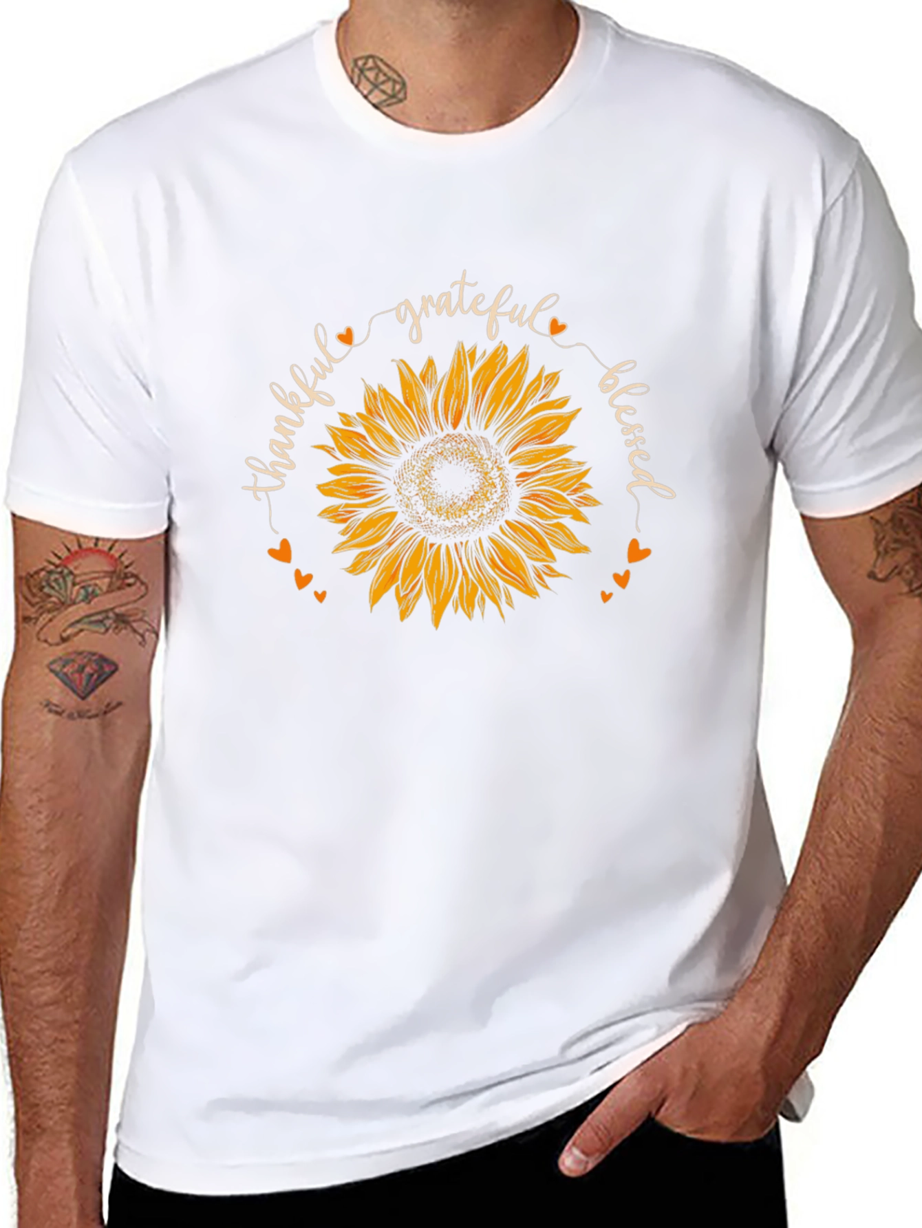 Thankful Sunflower Graphic Tee