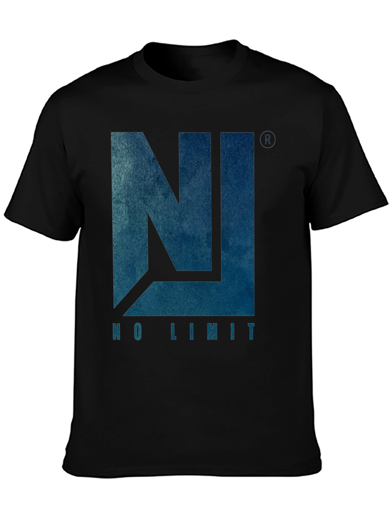 No Limit Graphic Tee - Mens Black Cotton T-Shirt