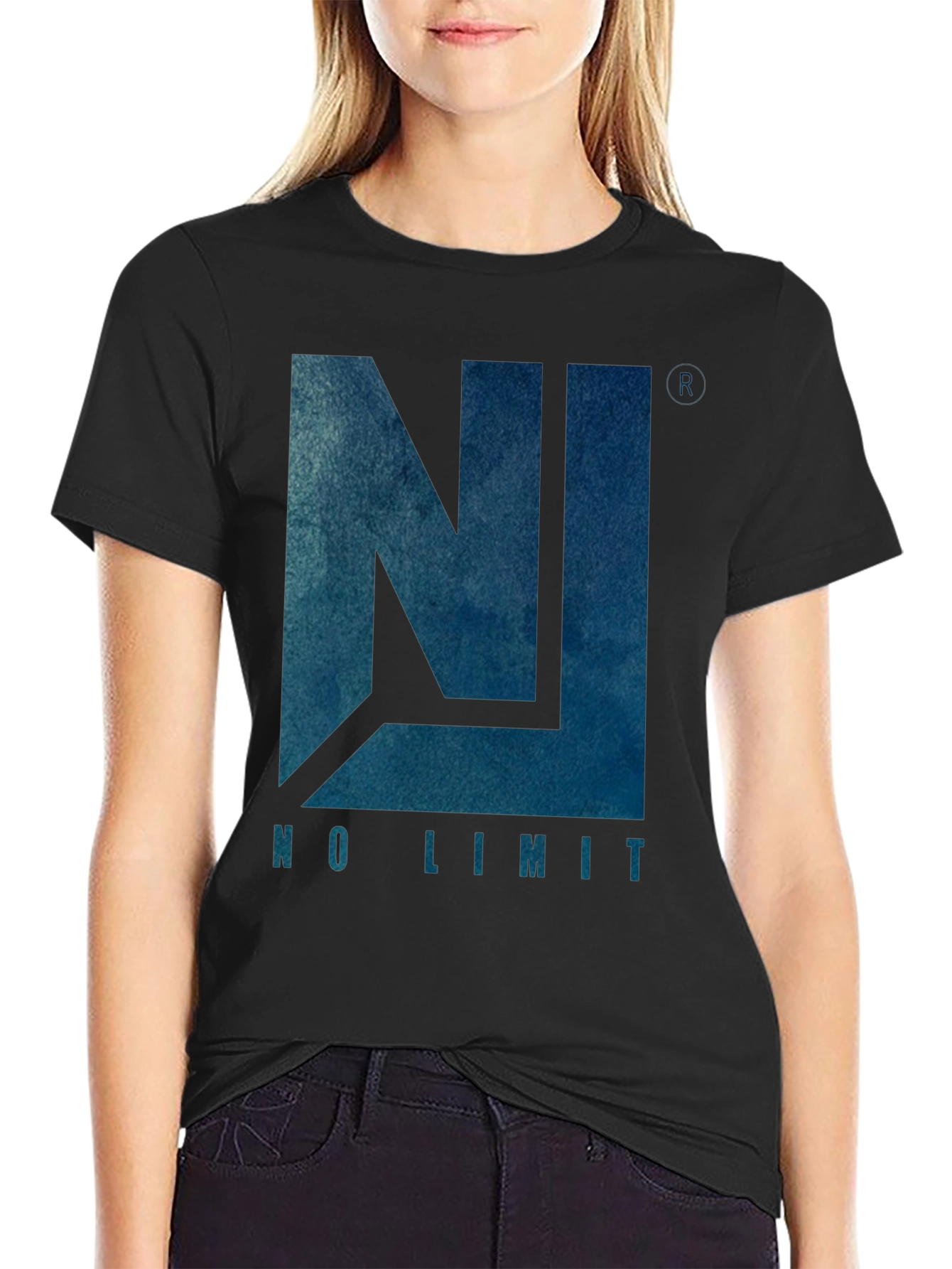 No Limit Graphic Tee - Mens Black Cotton T-Shirt