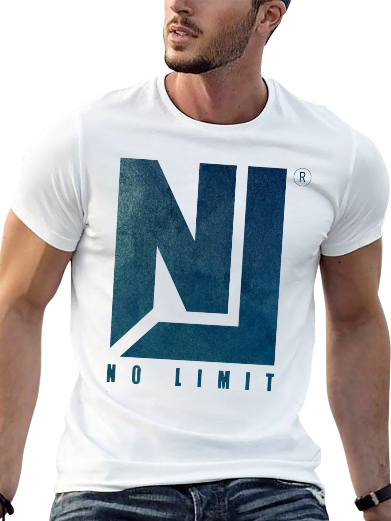 No Limit Graphic Tee - Mens Black Cotton T-Shirt