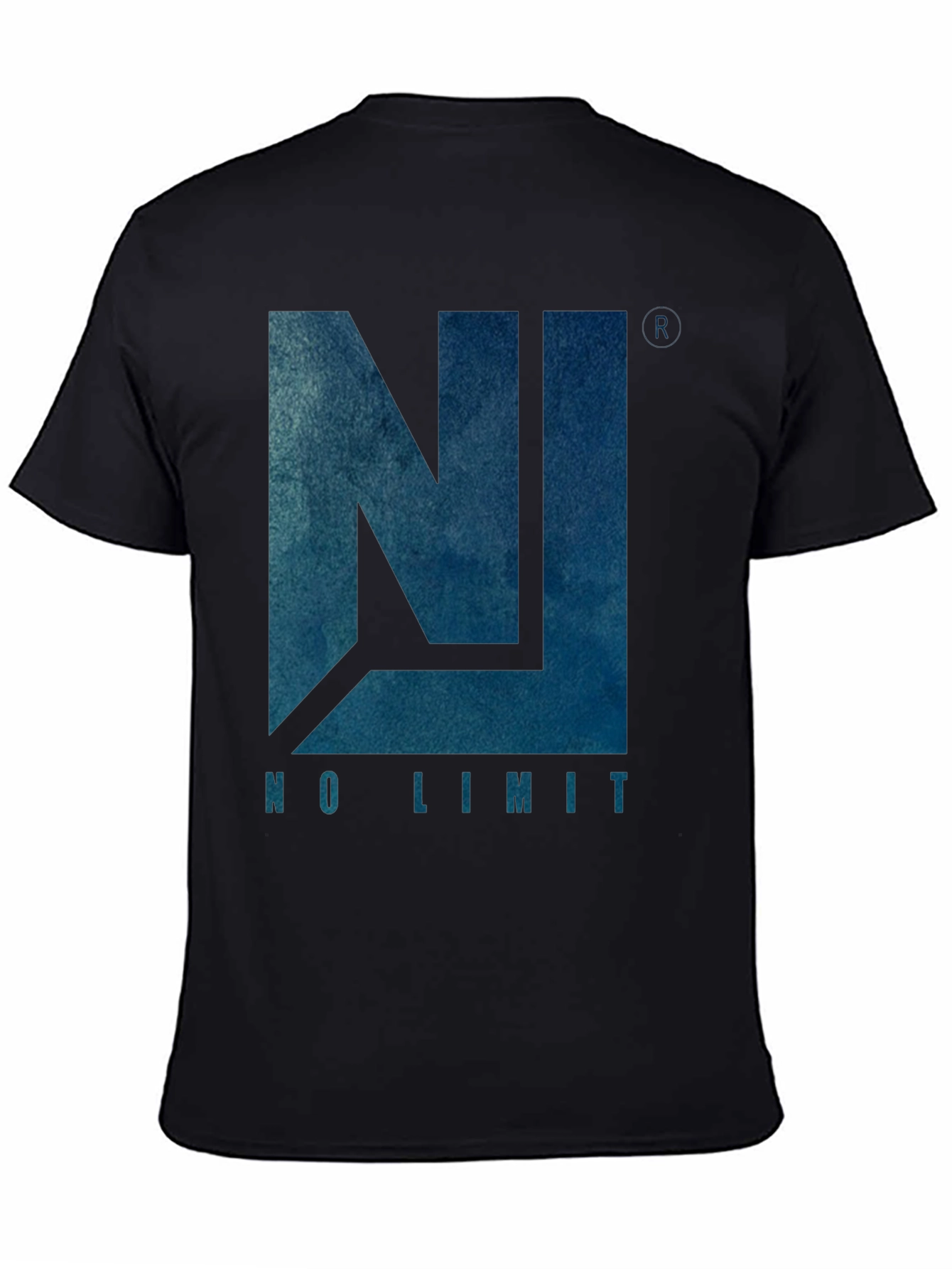 No Limit Graphic Tee - Mens Black Cotton T-Shirt