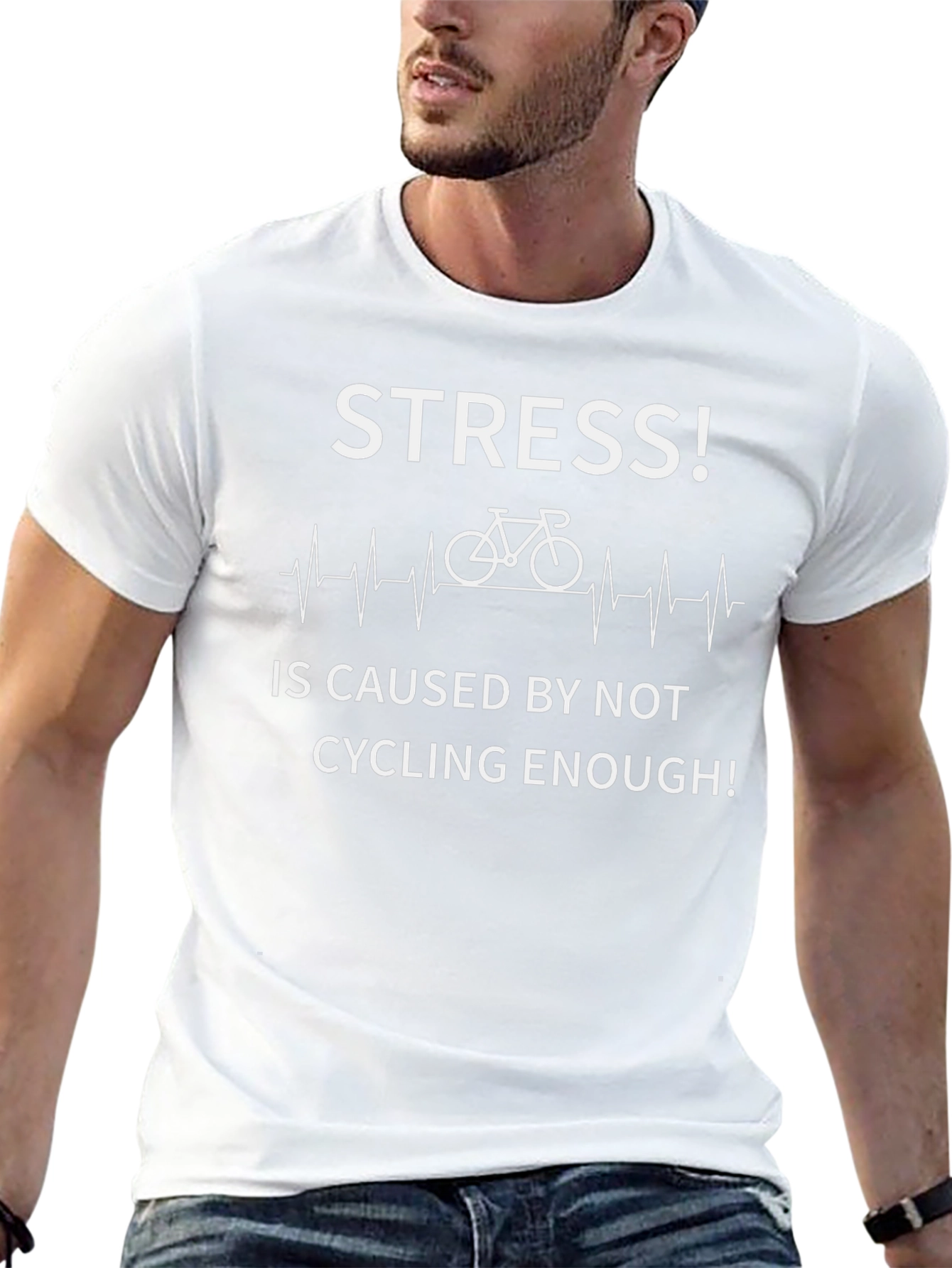 Stress Caused by Not Cycling Enough T-Shirt