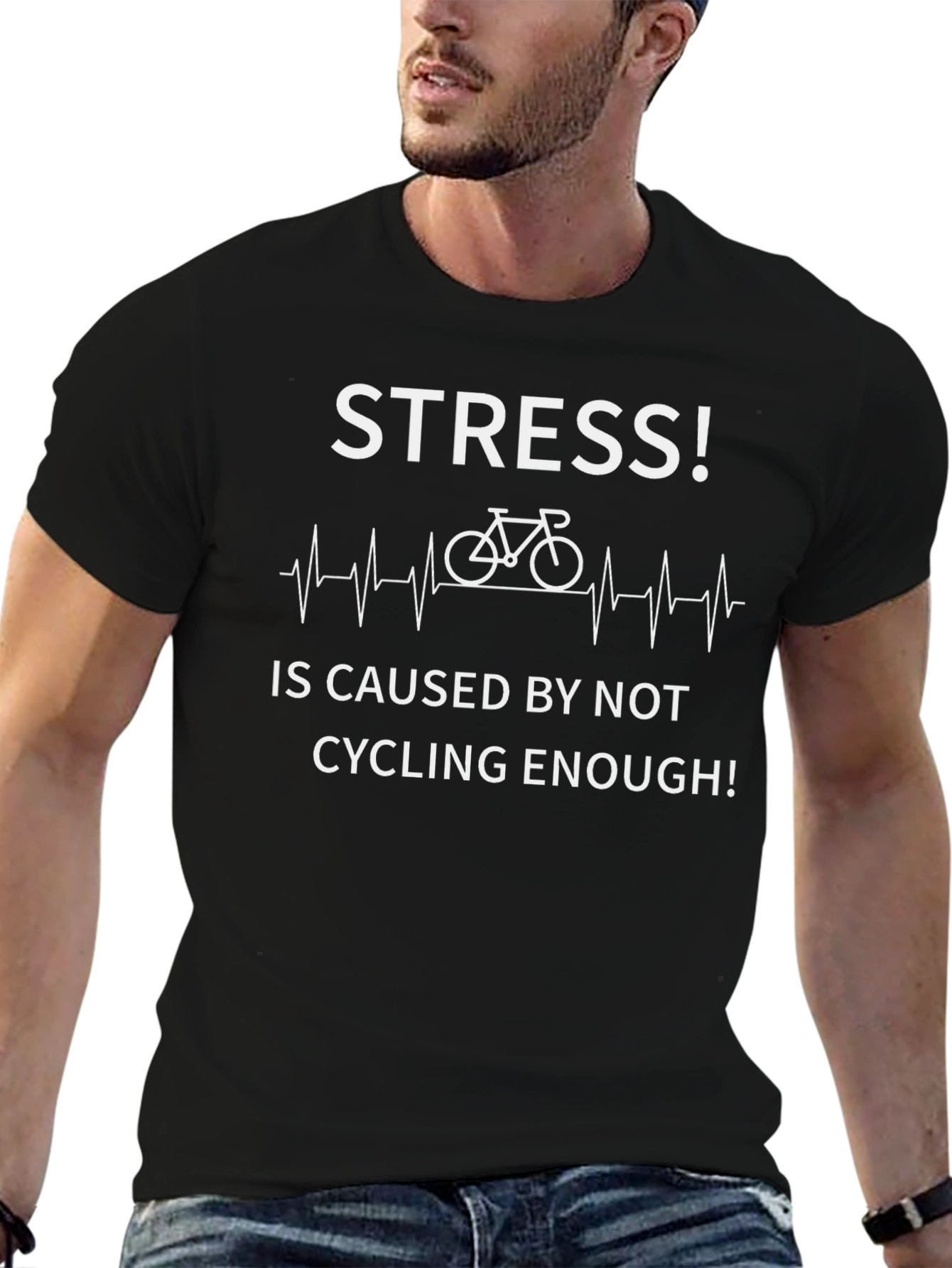 Stress Caused by Not Cycling Enough T-Shirt
