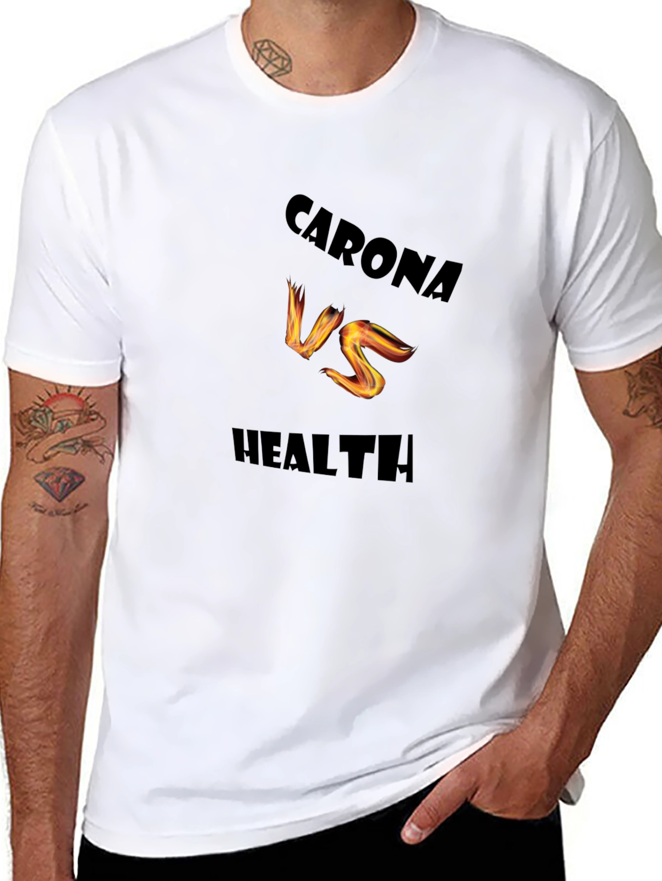 Corona vs Health Novelty T-Shirt