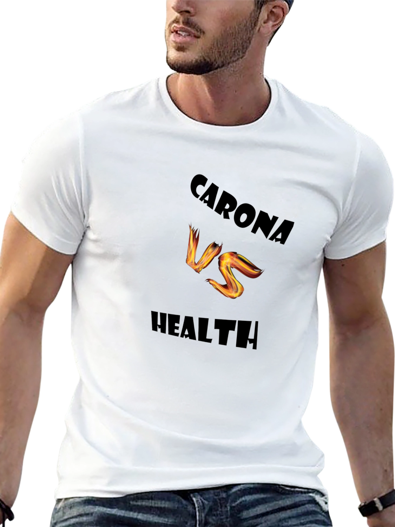 Corona vs Health Novelty T-Shirt