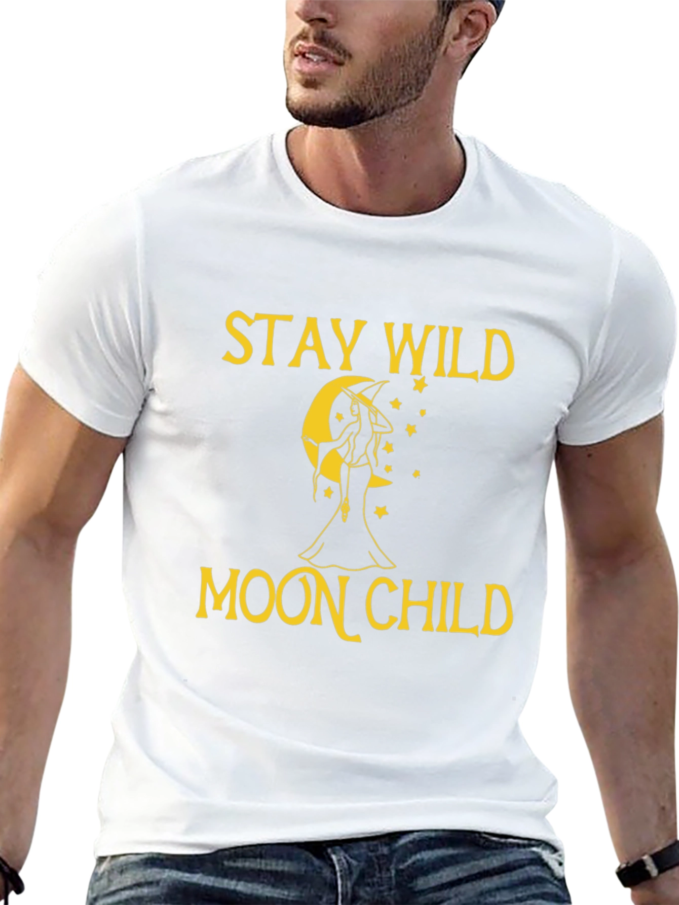 Stay Wild Moon Child T-Shirt - Witchy Design