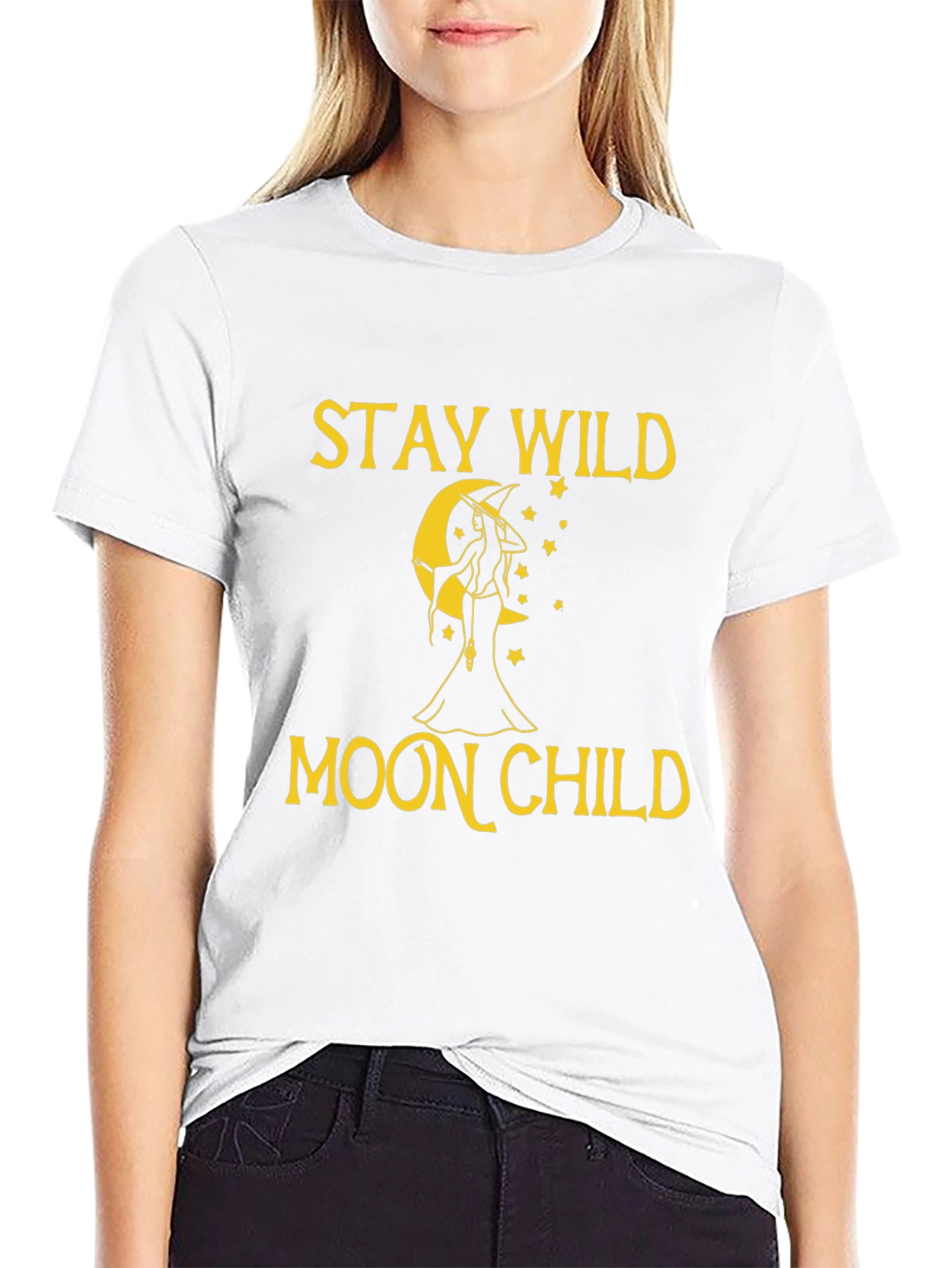 Stay Wild Moon Child T-Shirt - Witchy Design