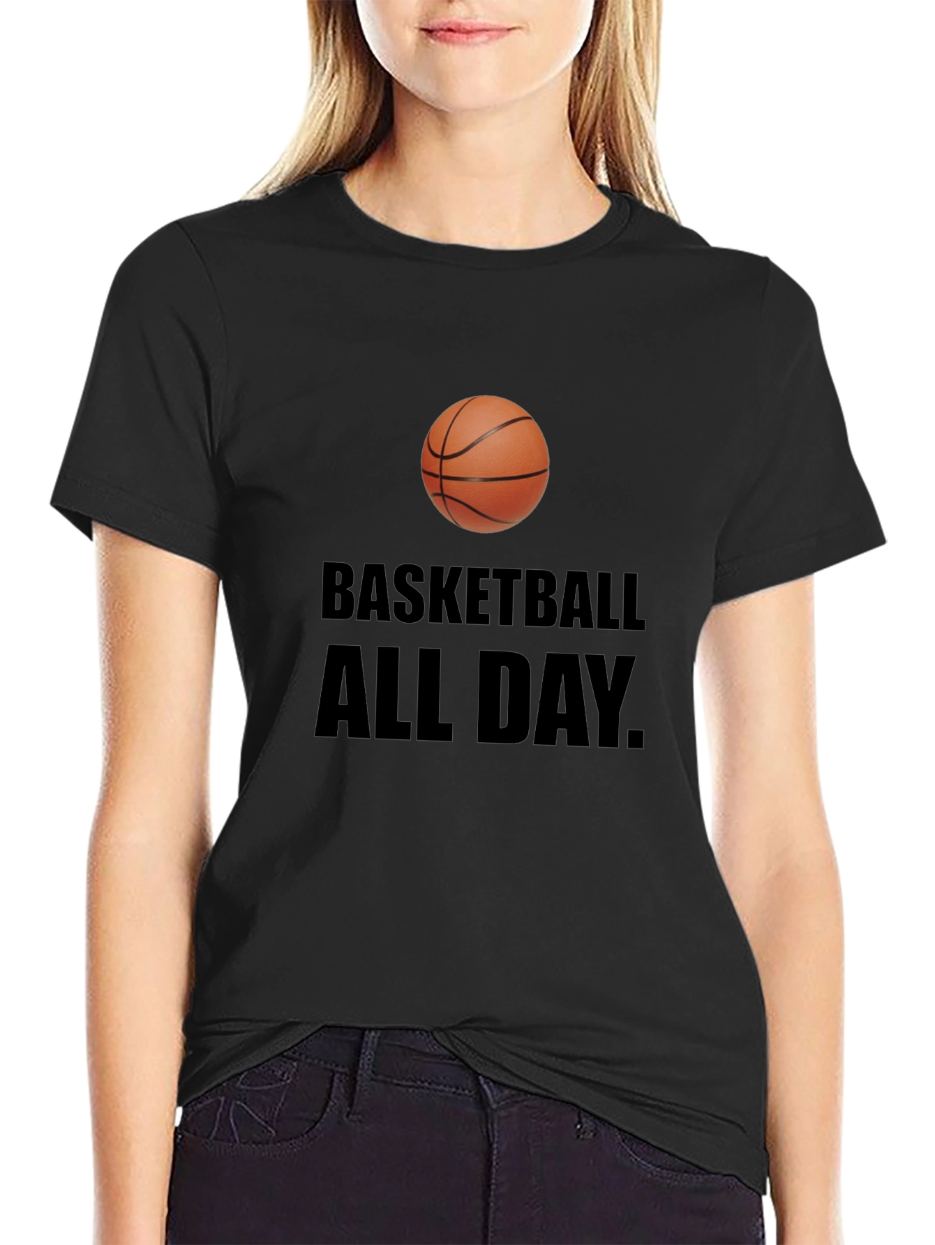 Basketball All Day T-Shirt - Sporty Graphic Tee