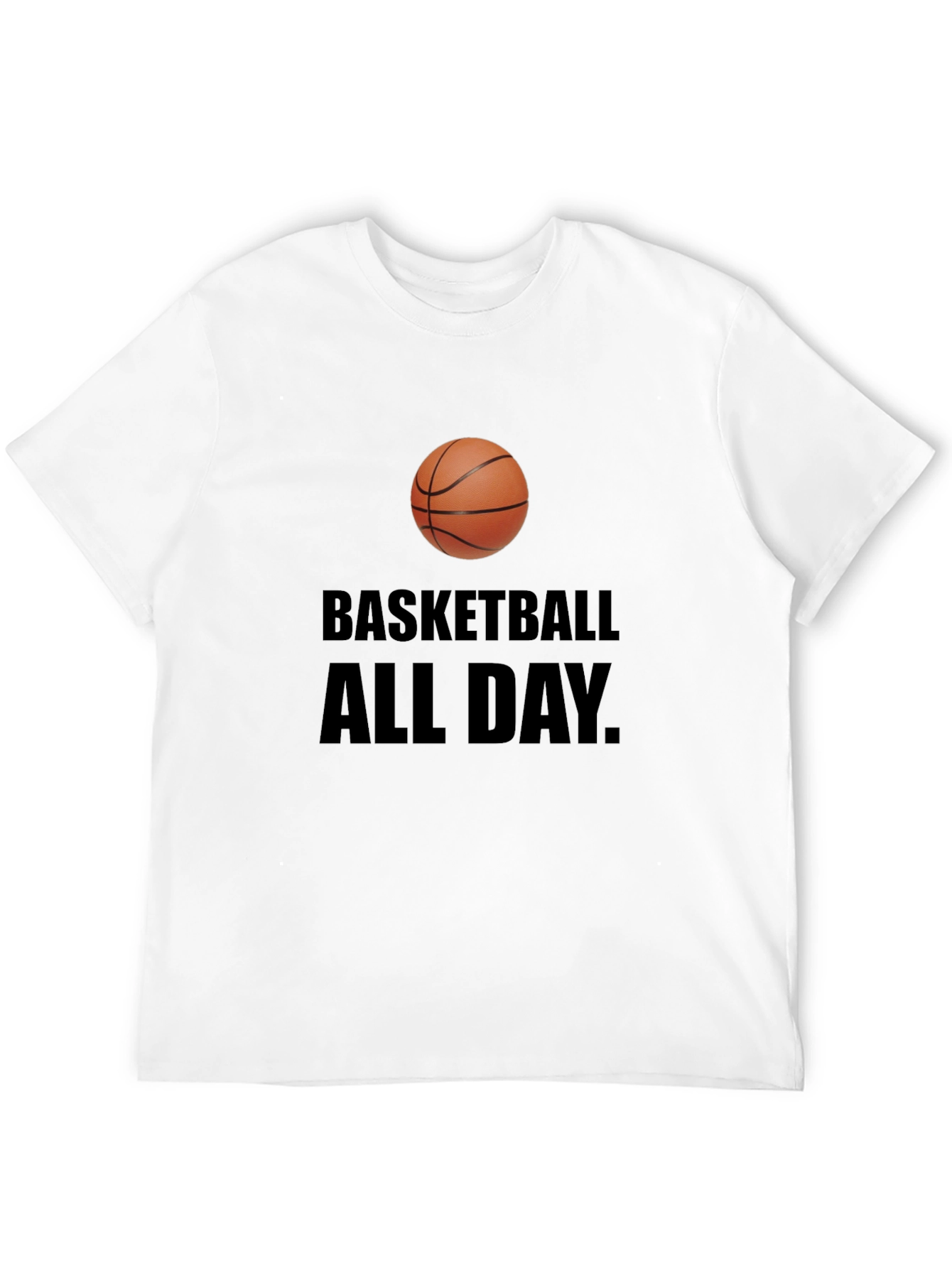 Basketball All Day T-Shirt - Sporty Graphic Tee