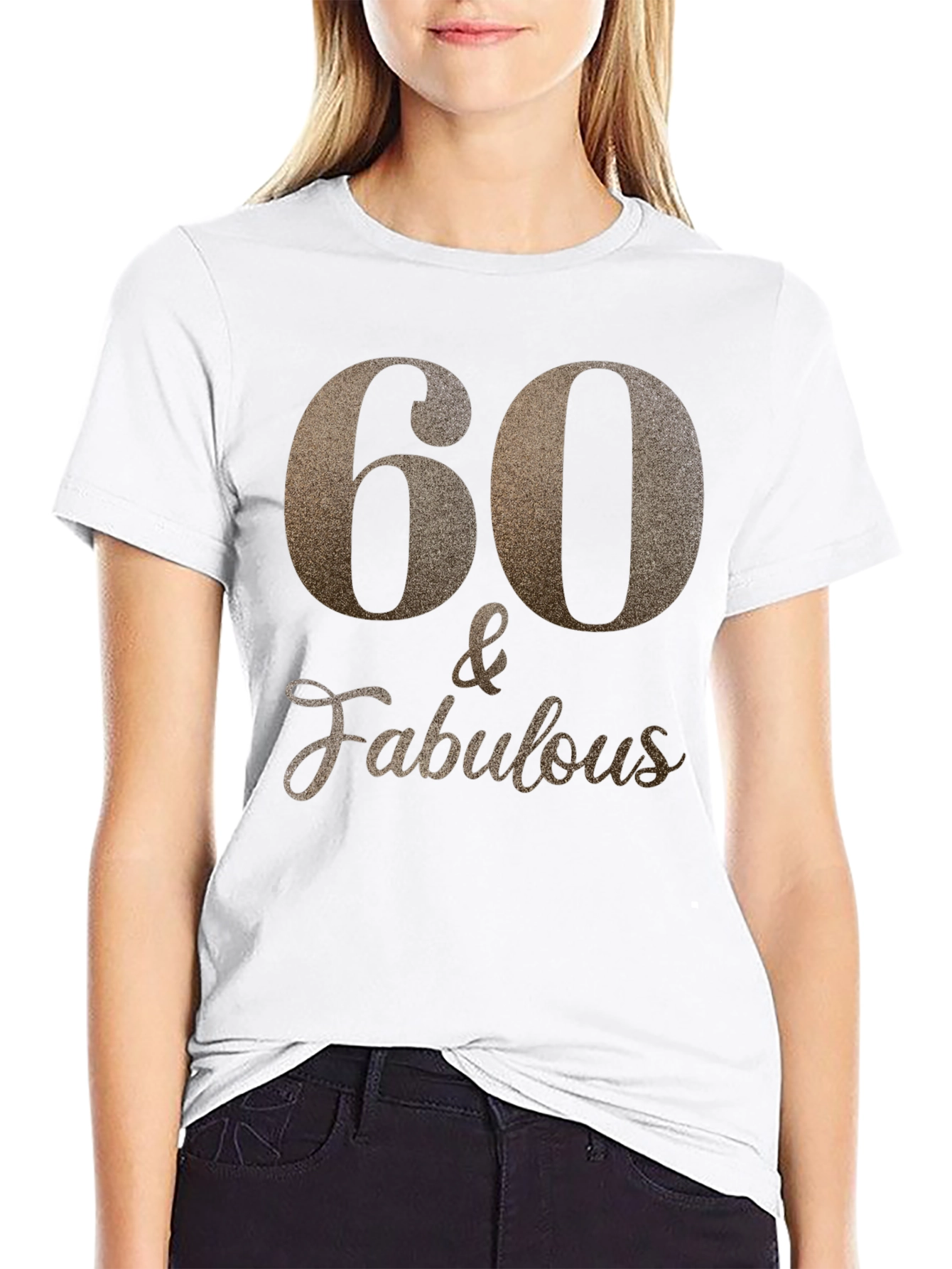 60 & Fabulous Black T-Shirt