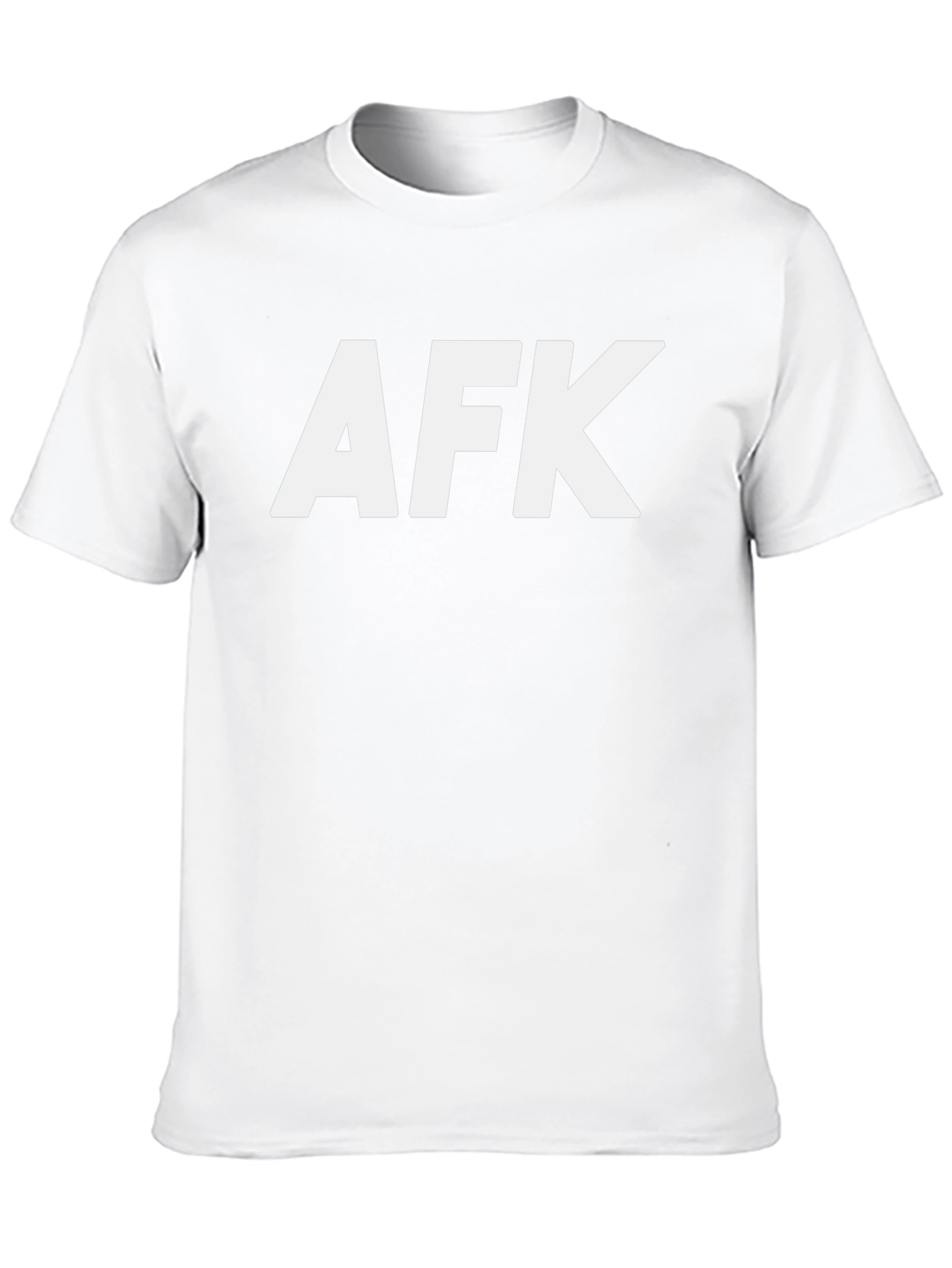 AFK Graphic T-Shirt - Black Cotton Tee