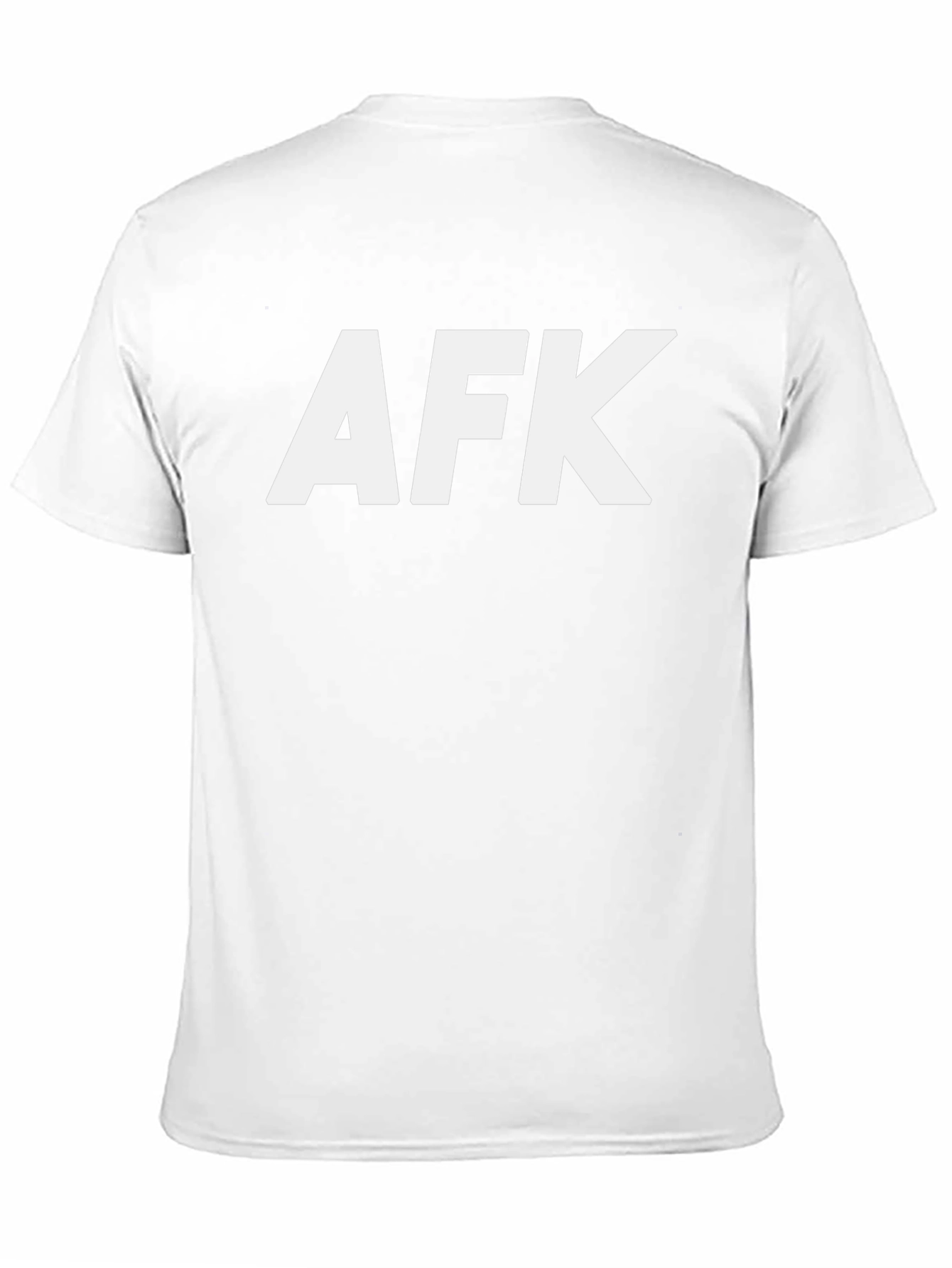 AFK Graphic T-Shirt - Black Cotton Tee