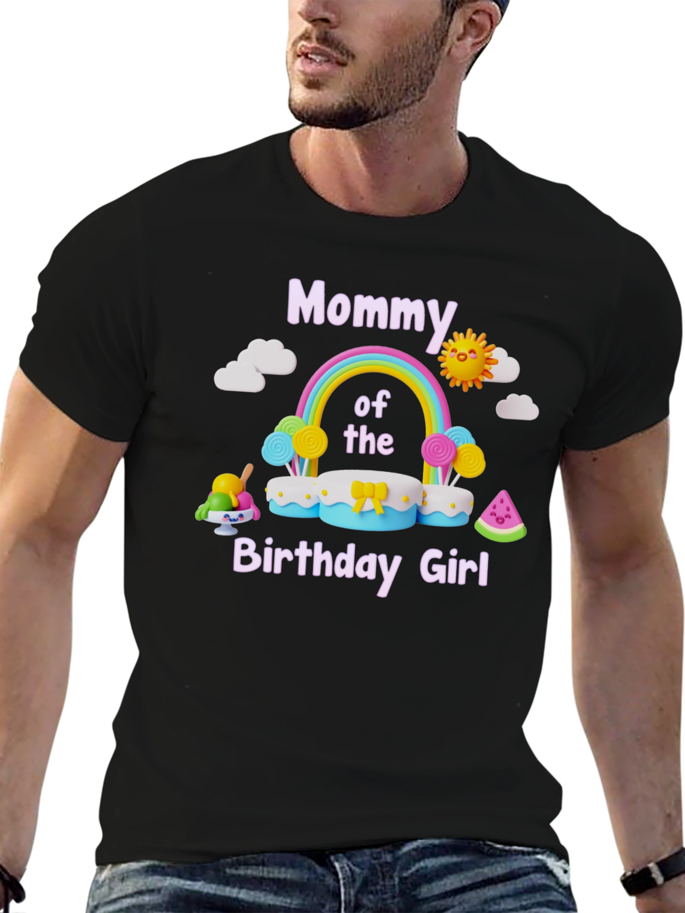 Mommy of the Birthday Girl Graphic Tee