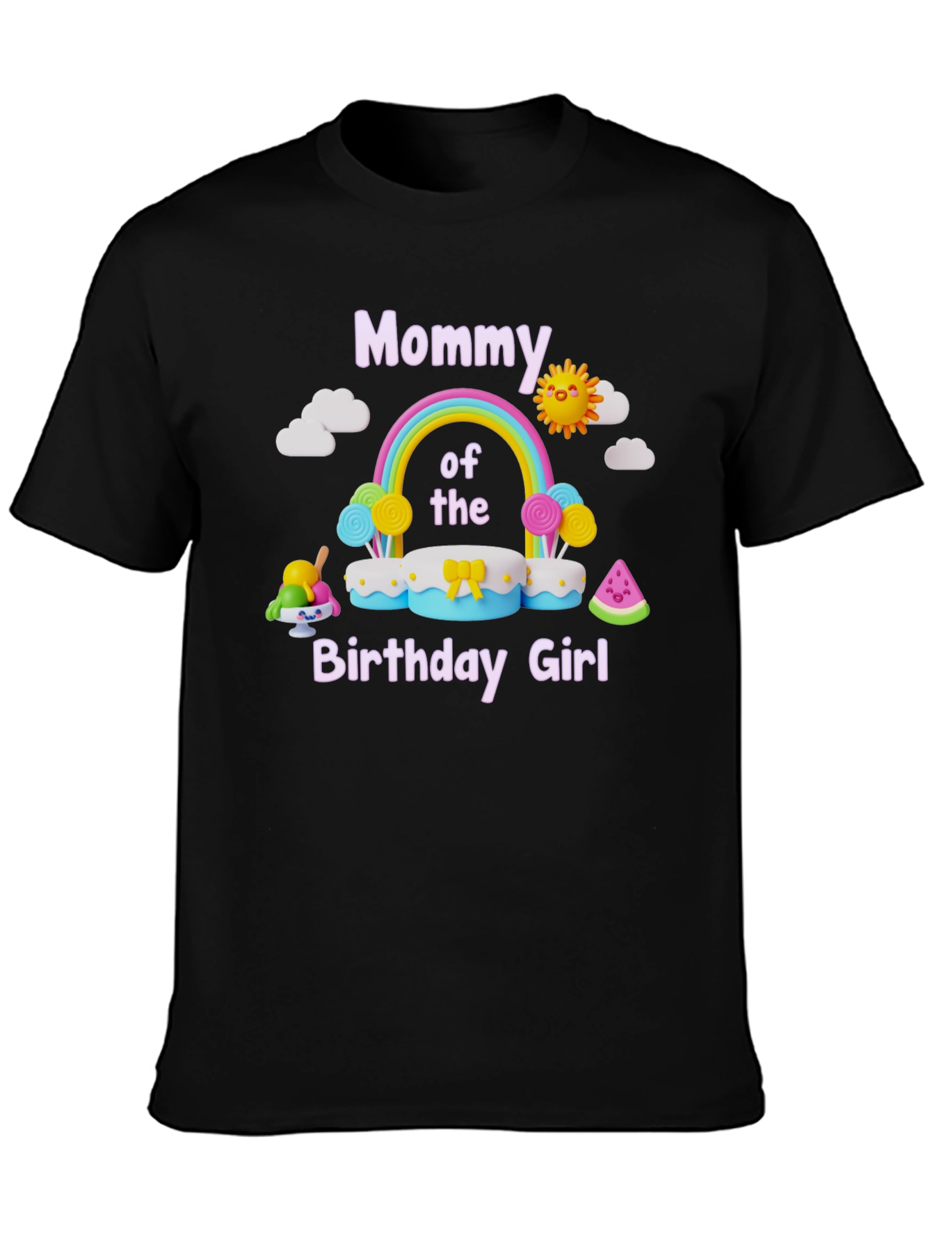 Mommy of the Birthday Girl Graphic Tee