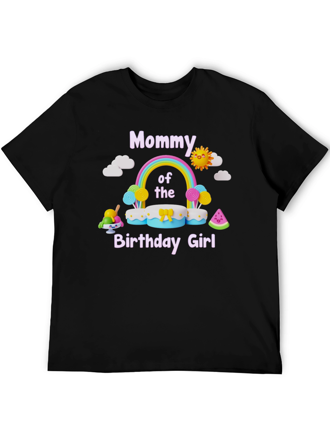 Mommy of the Birthday Girl Graphic Tee