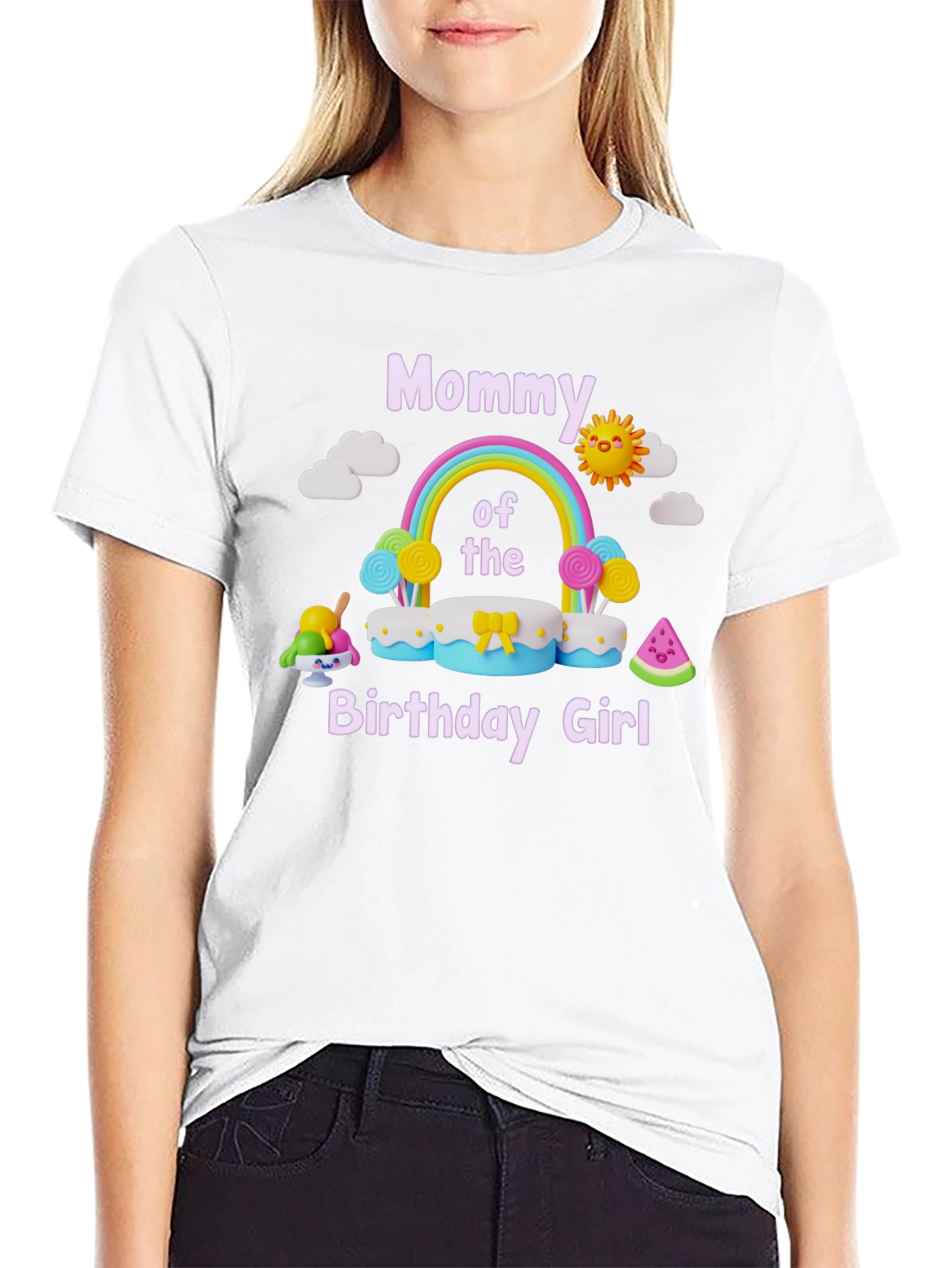 Mommy of the Birthday Girl Graphic Tee