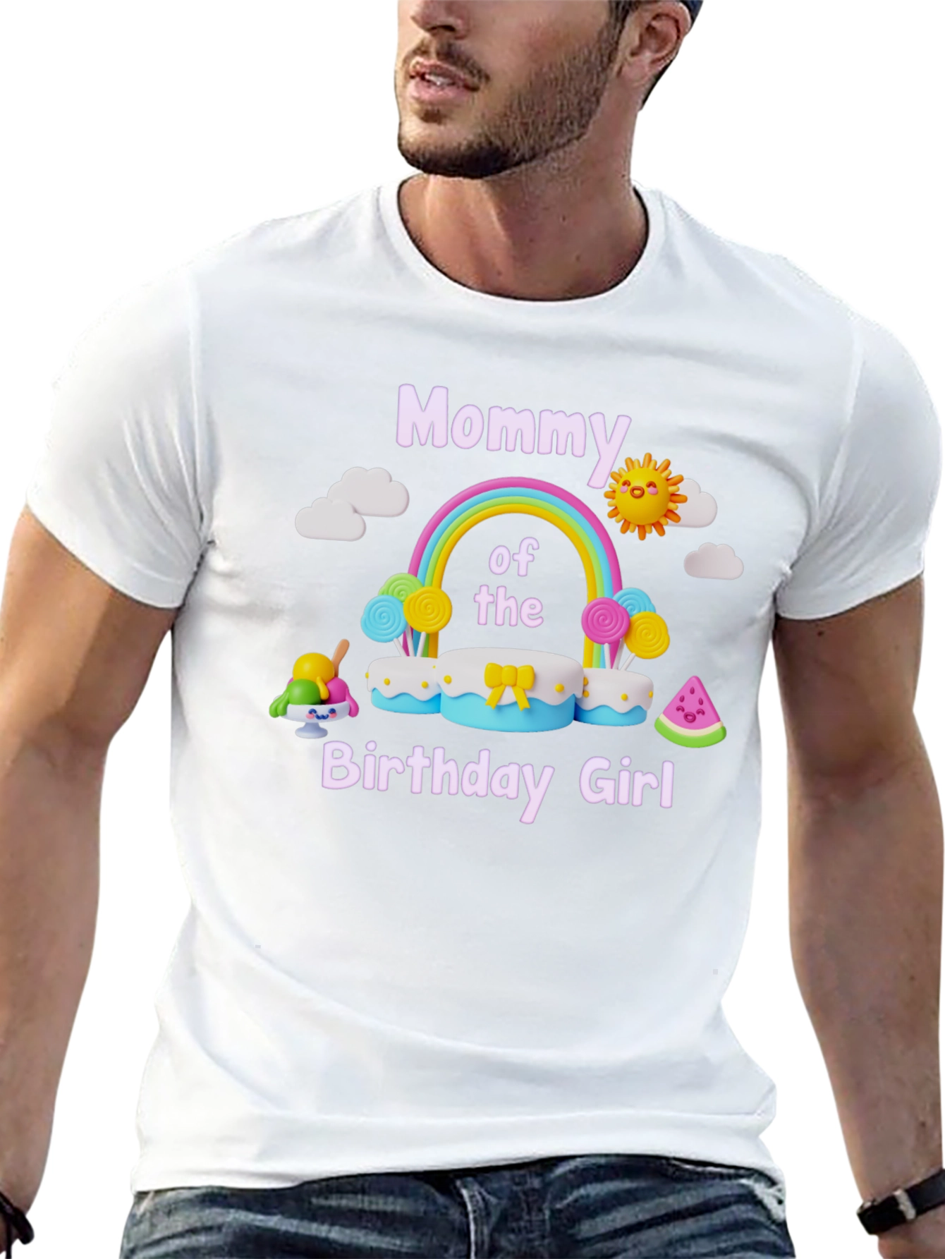 Mommy of the Birthday Girl Graphic Tee