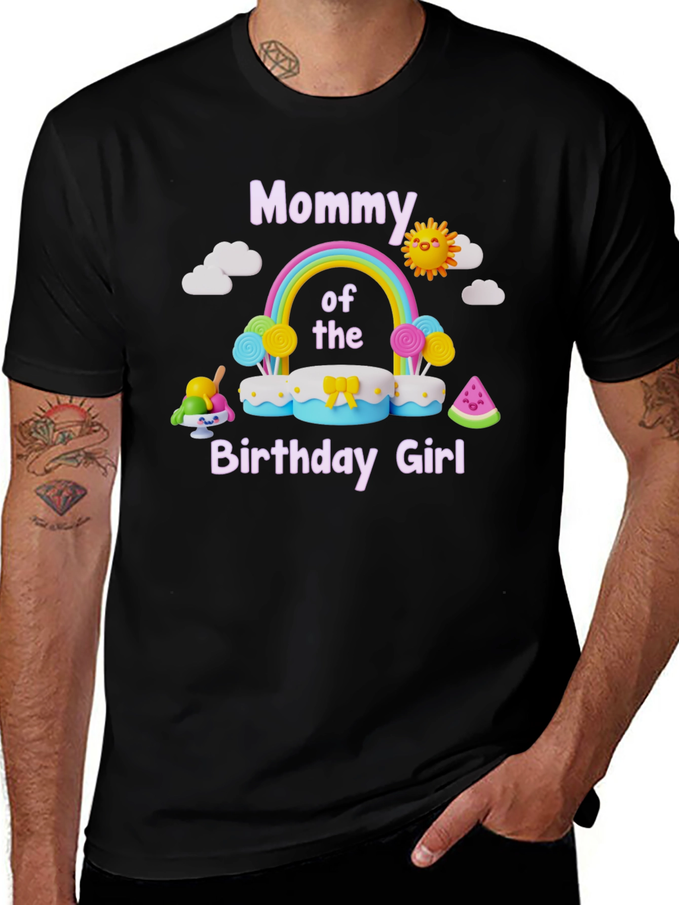 Mommy of the Birthday Girl Graphic Tee