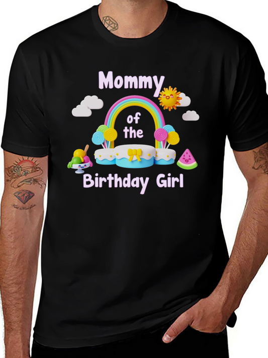 Mommy of the Birthday Girl Graphic Tee
