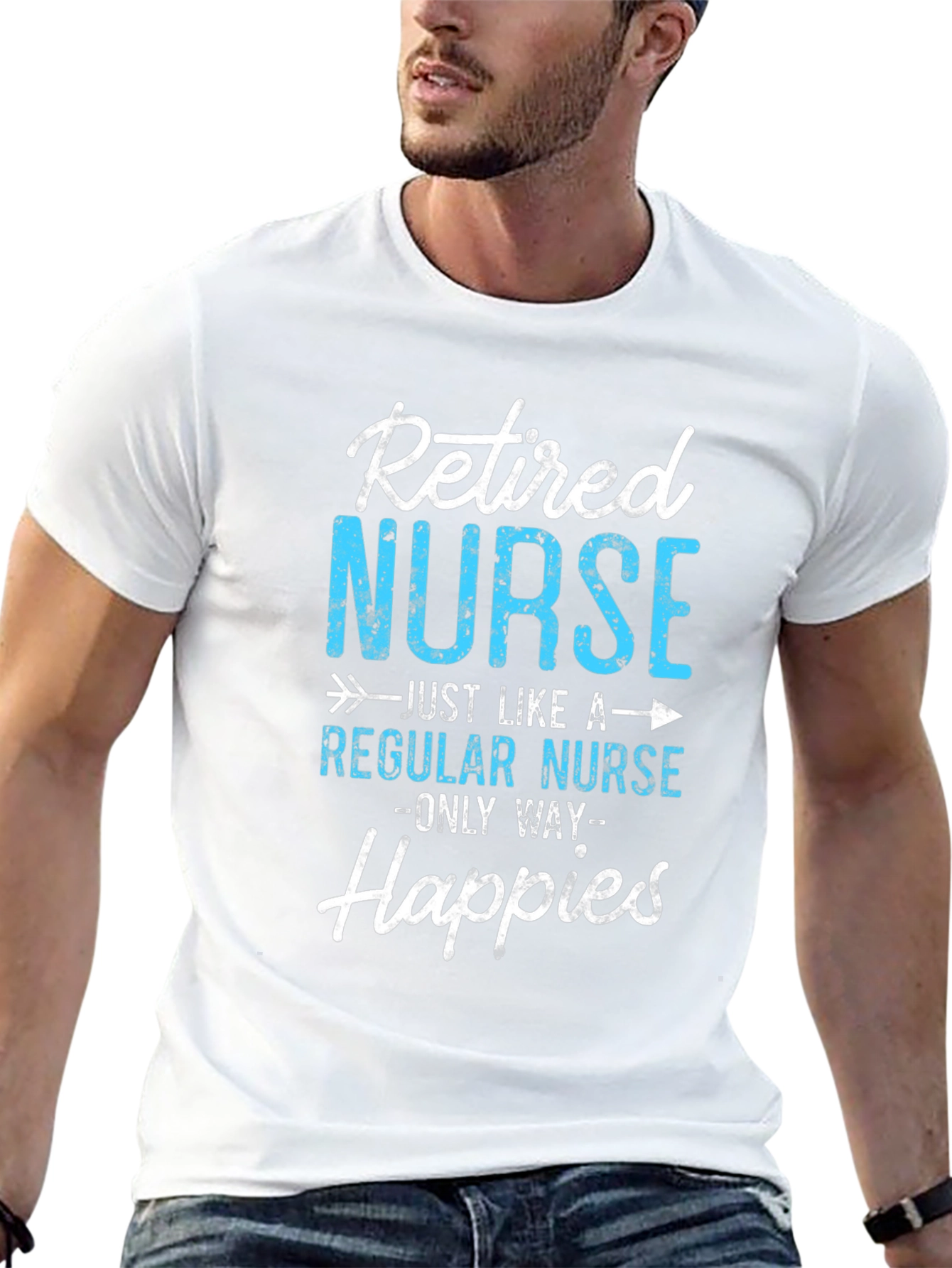 Retired Nurse T-Shirt - Happier Than Ever!