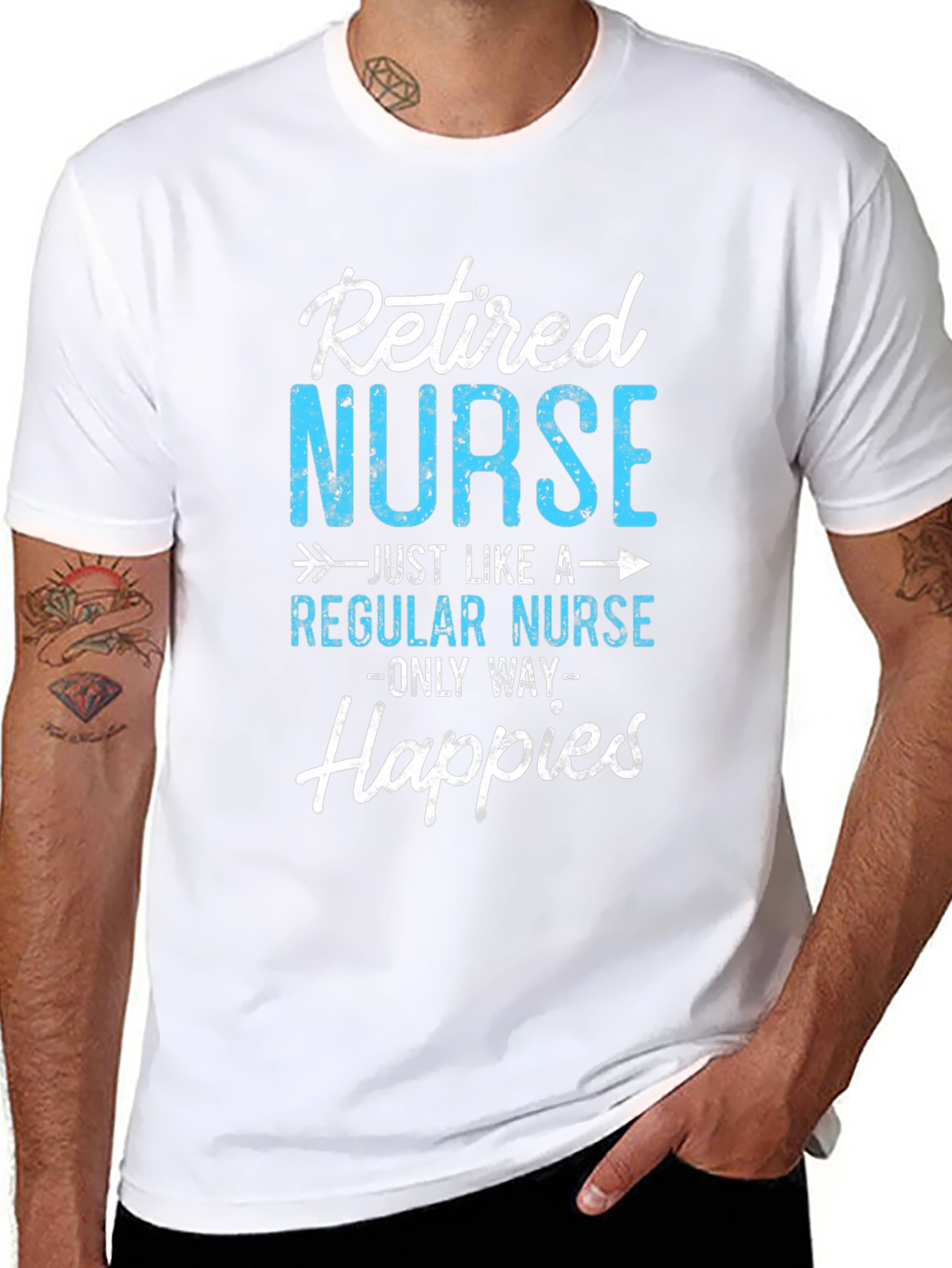 Retired Nurse T-Shirt - Happier Than Ever!