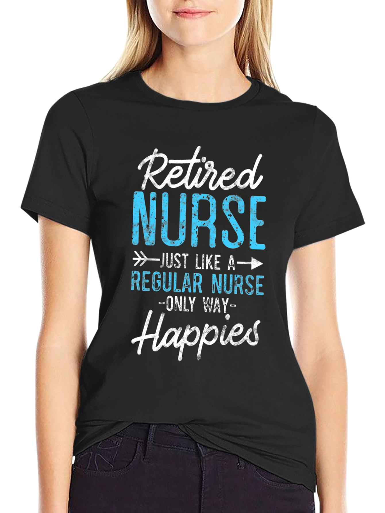 Retired Nurse T-Shirt - Happier Than Ever!