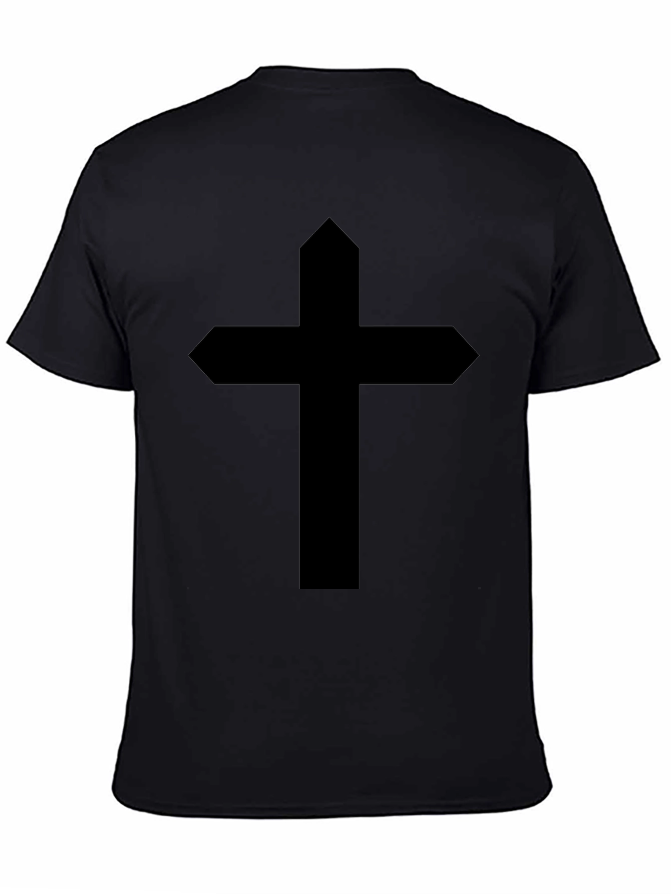 Black Christian Cross T-Shirt - Faith Inspired Apparel