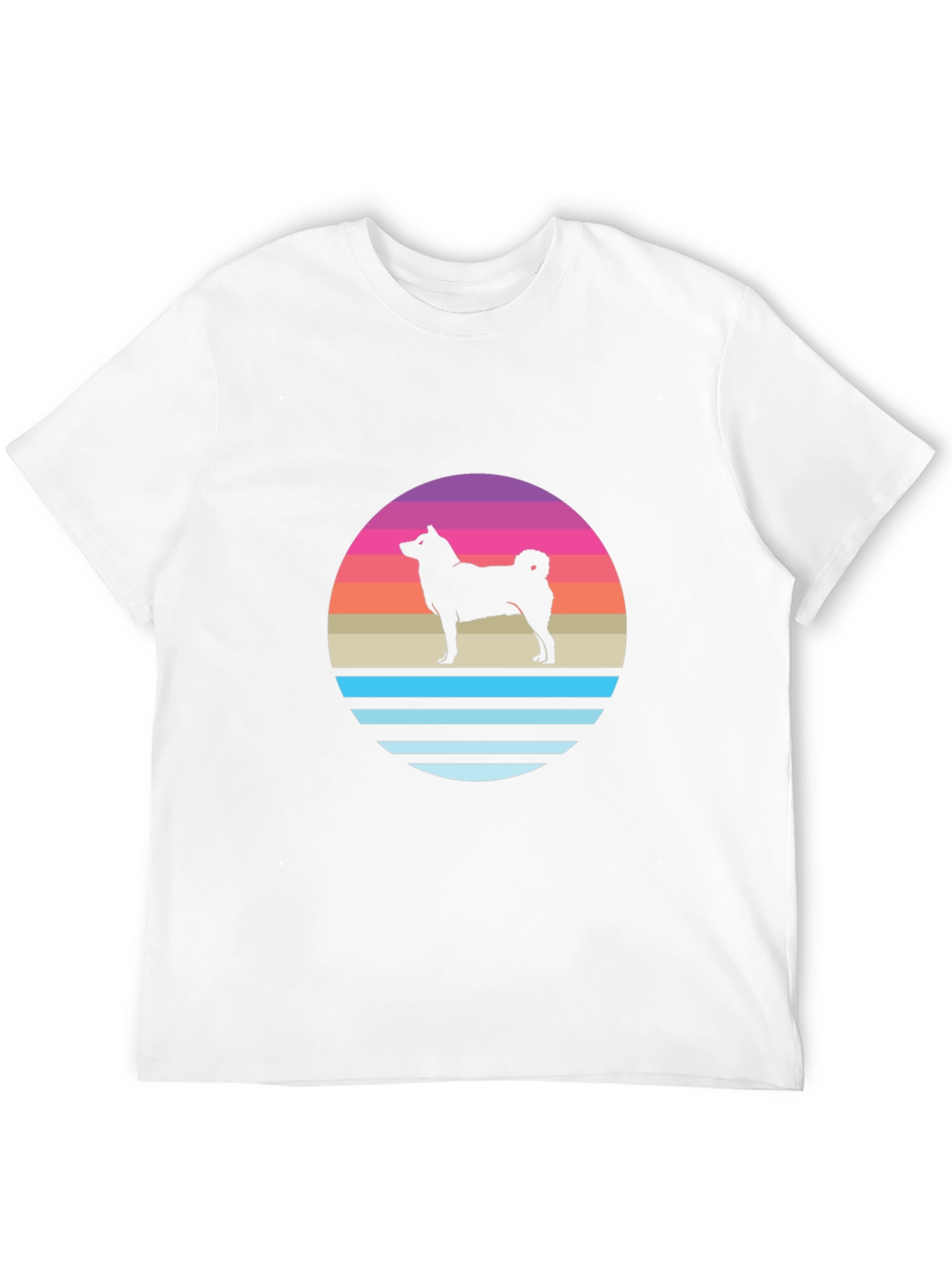 Retro Dog Silhouette T-Shirt