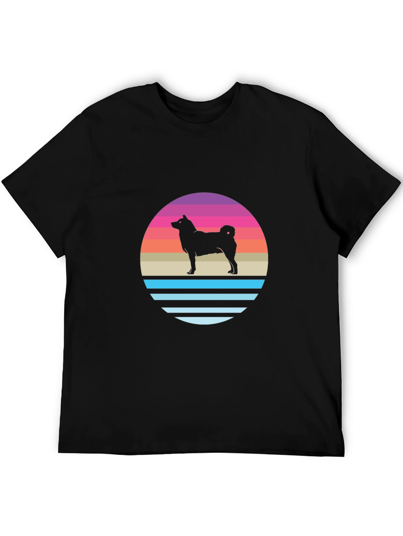 Retro Dog Silhouette T-Shirt